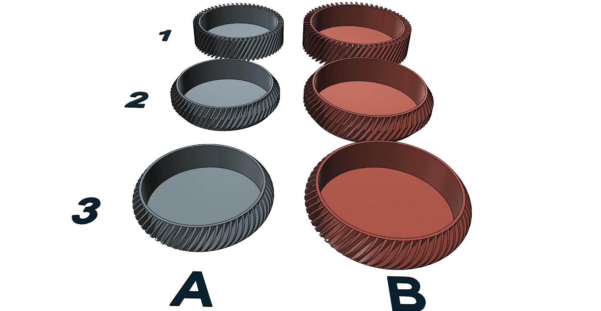 Flowers tray flower bowl flower pot easy printable without suport