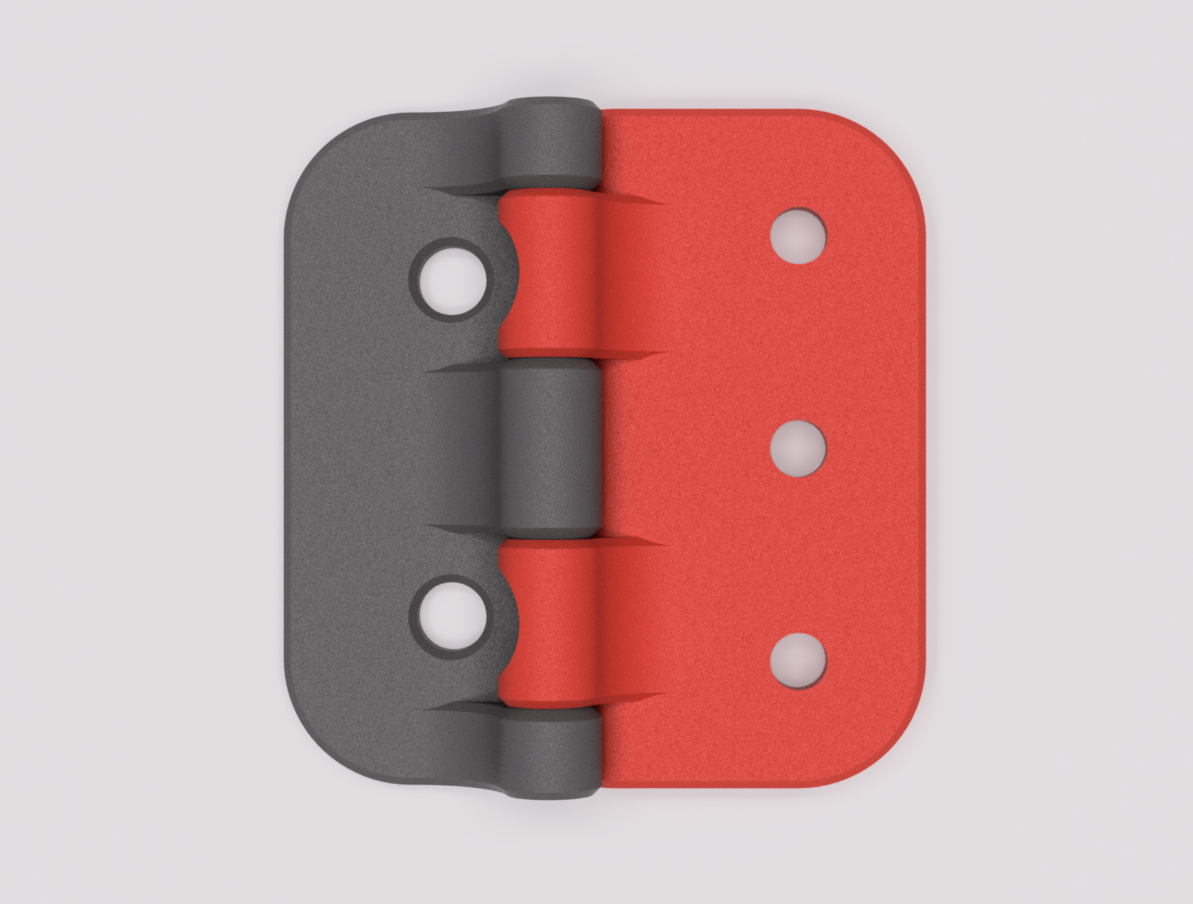 Print-in-Place Hinge for 1/8" Acrylic Doors for 4040 Extrusion Enclosure - photo 2