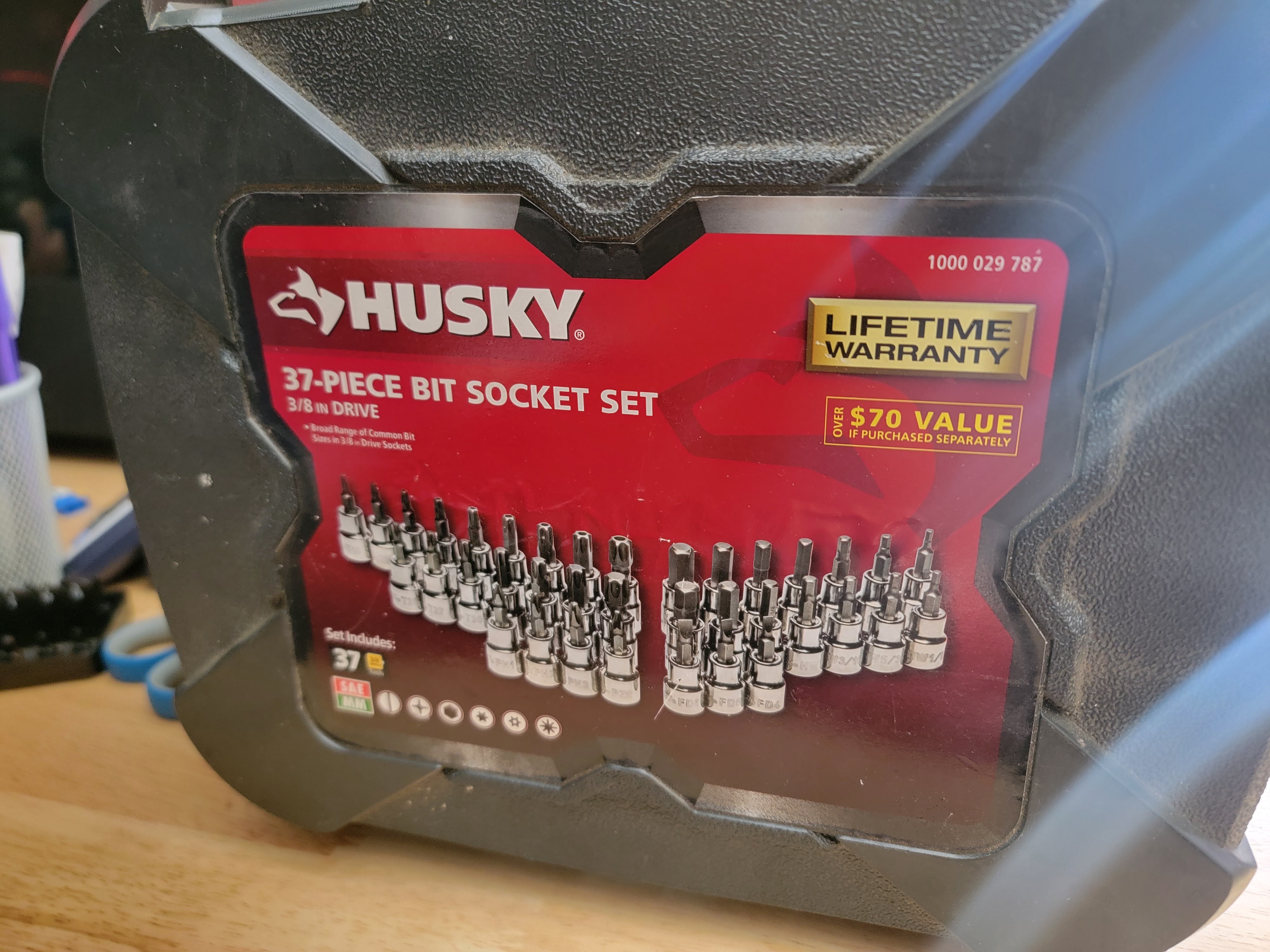 Husky 3/8th tool bit set holders gridfinity - photo 2