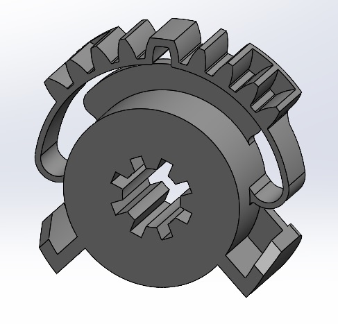 Grand Cherokee Blend Door Actuator Gear - photo 3