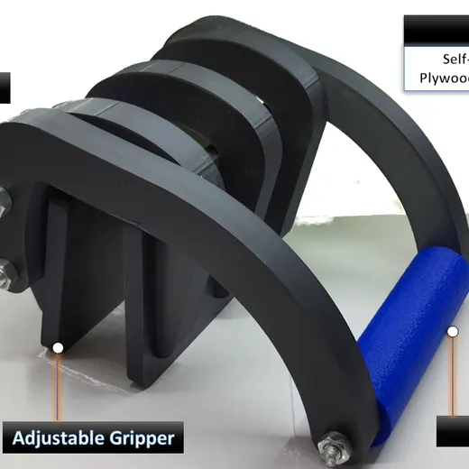 PPW Mk1 Self-Adjusting Gripper Plywood/Panel Carrier Clamp