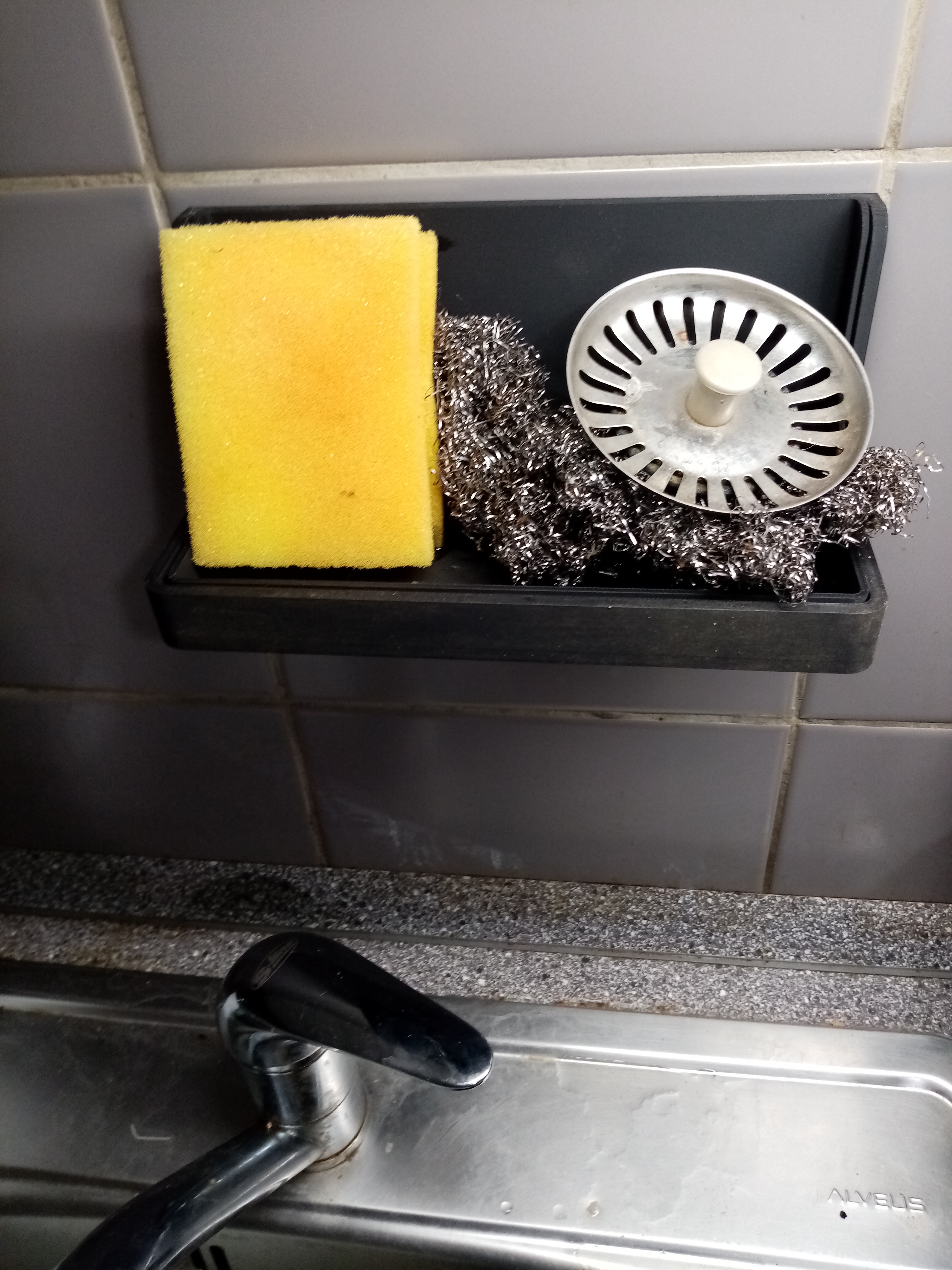 Kitchen Rack Shelf Tray Sponge easy printable - photo 3