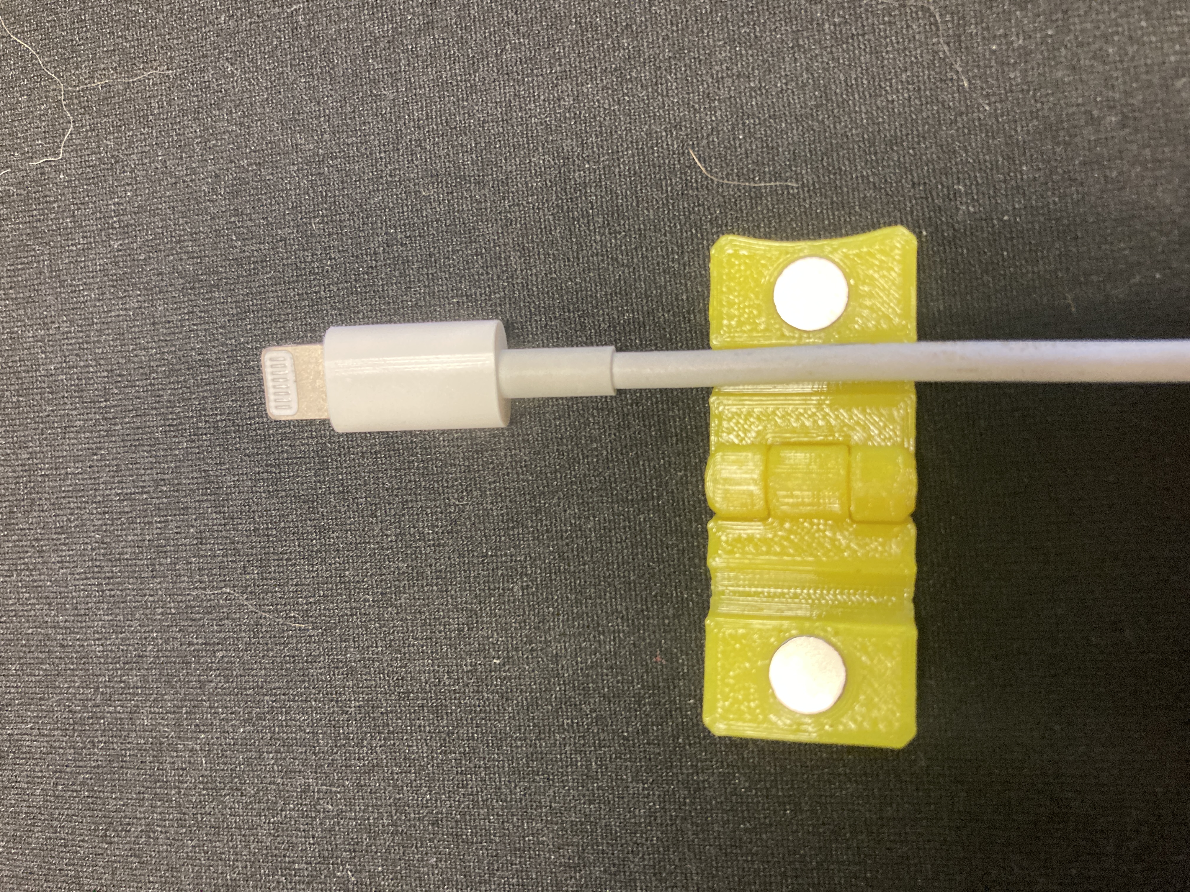 Print-in-Place Magnetic Cable Clip - photo 3