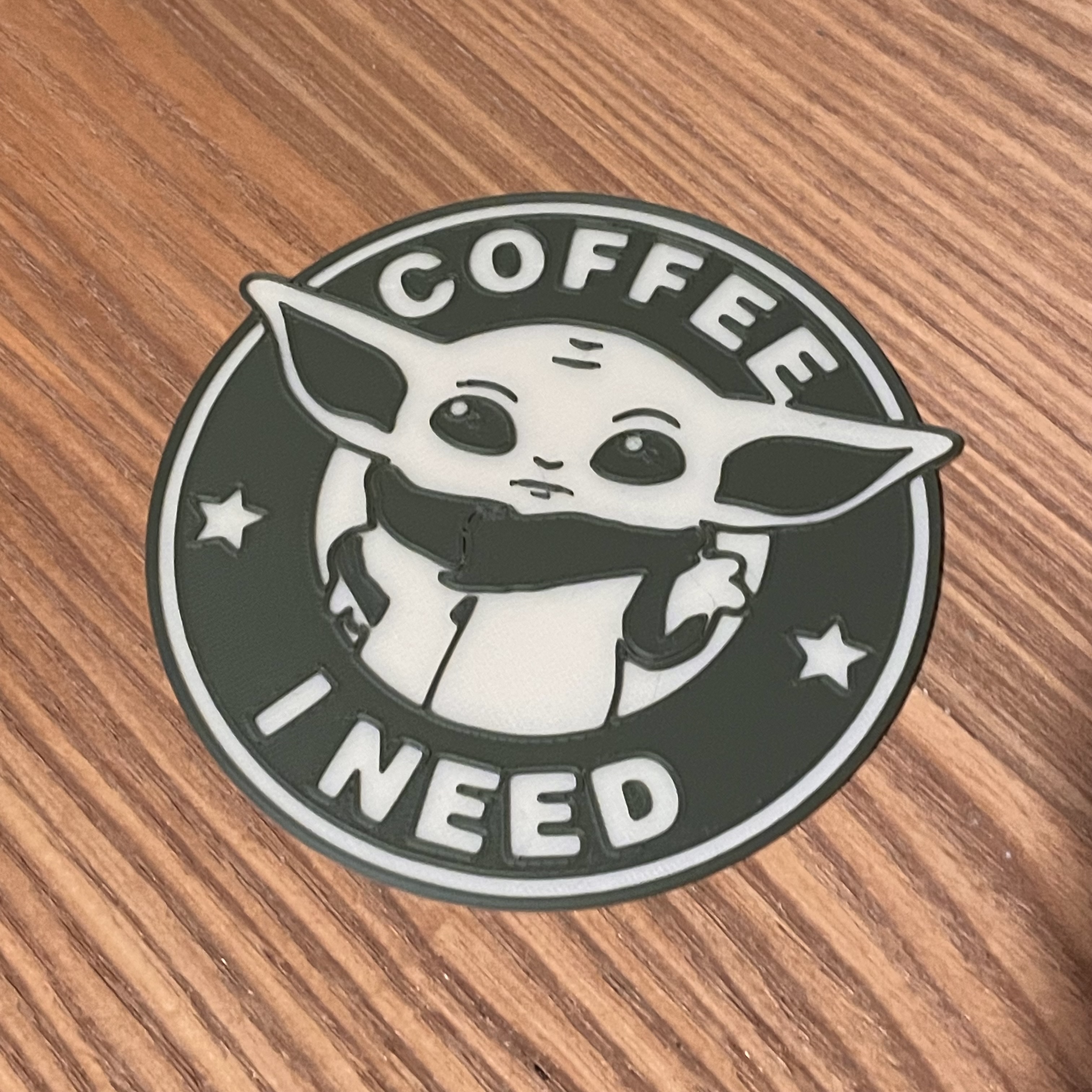 Little Yoda Coffee Mug Coaster - photo 2