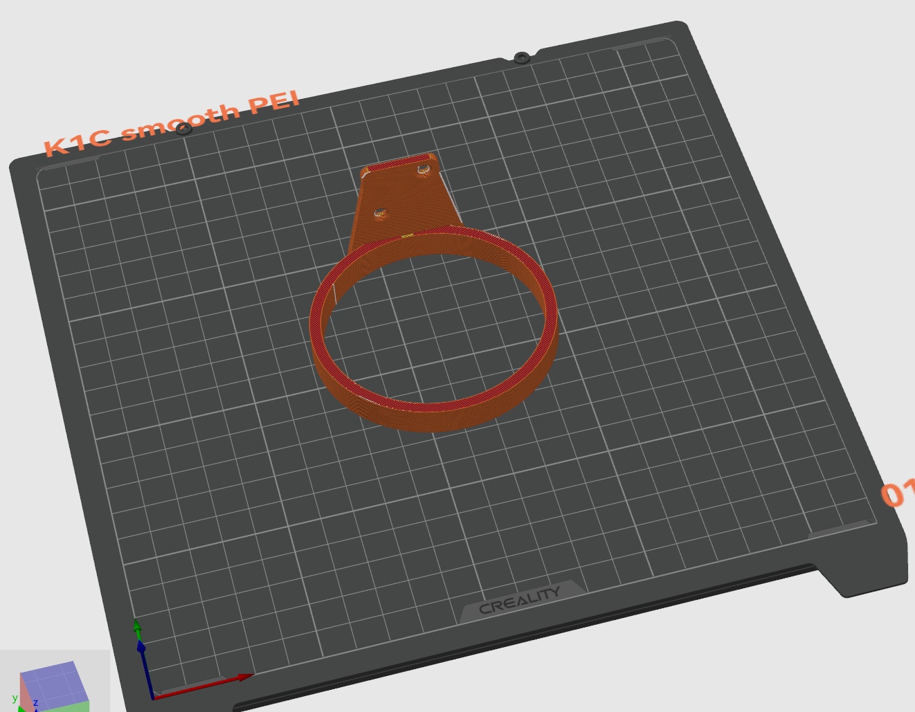 Trashbin side mount for K1 and K1C - photo 2