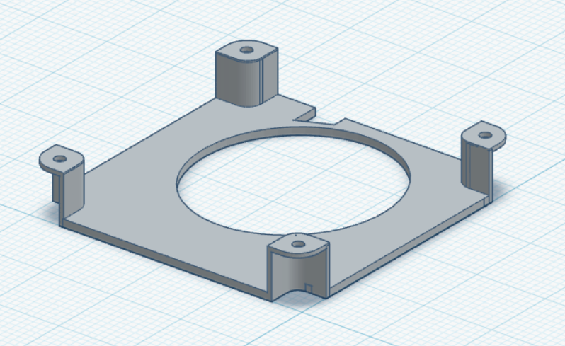 ender part cooling fan cover plate