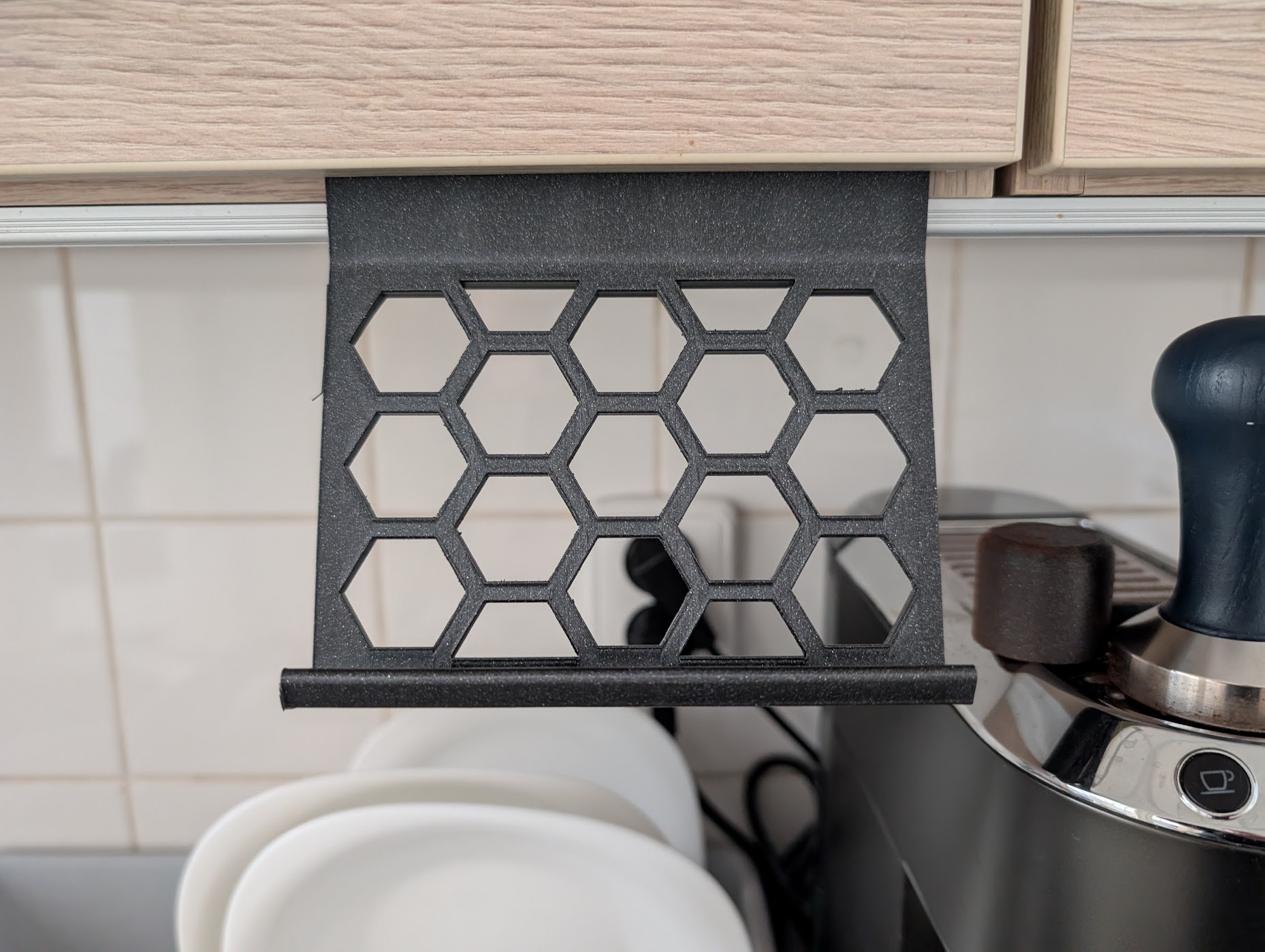Under Cabinet Phone Kitchen Stand/Holder 25mm