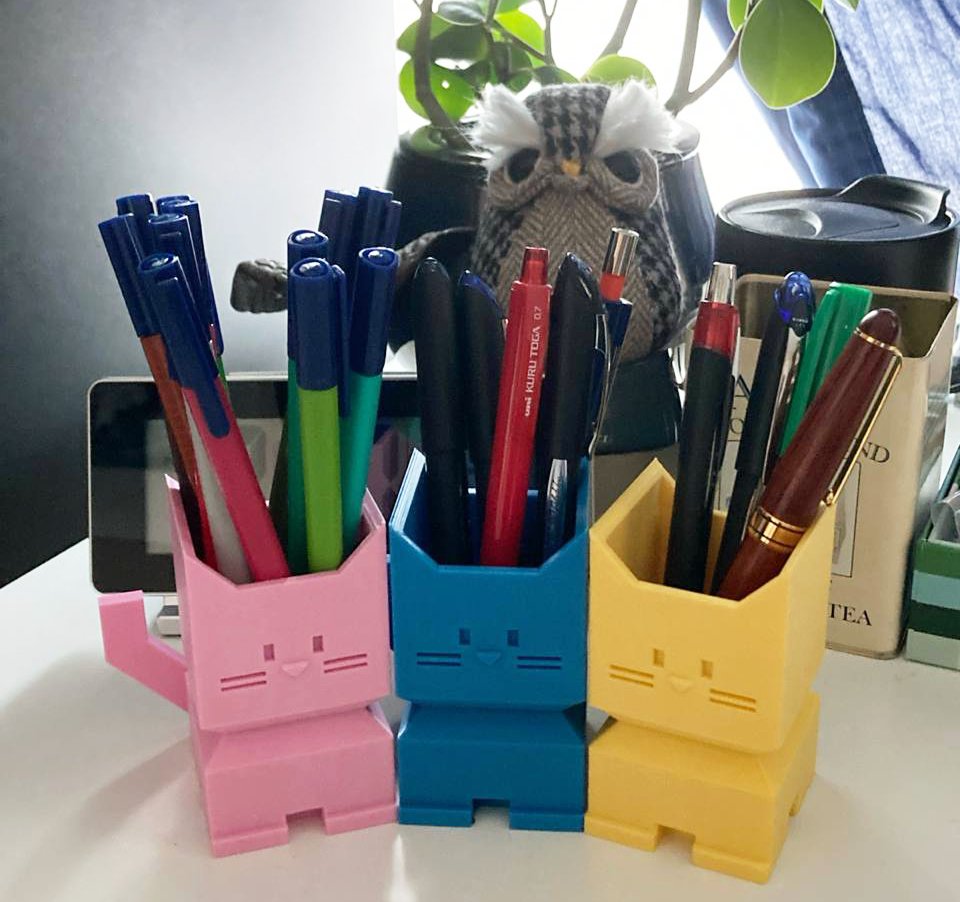 Cali Cat Pencil Holder / Desk Organizer
