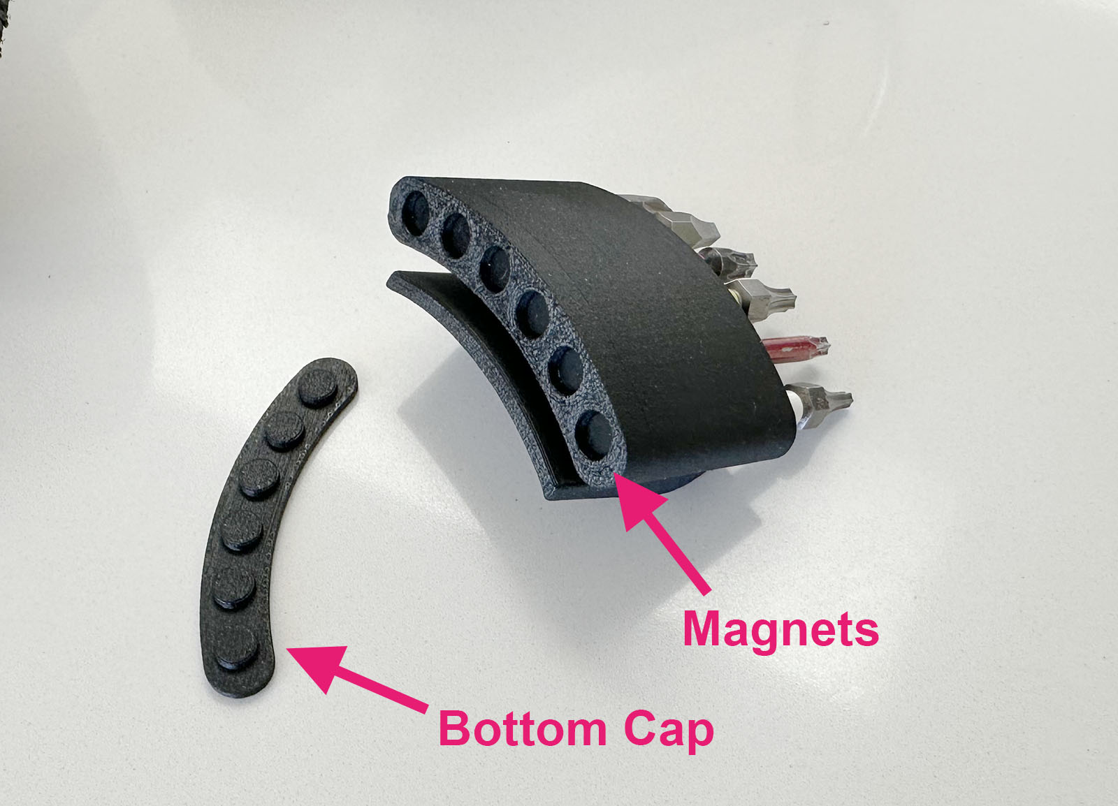 Tool belt driver bit holder (magnetic) - photo 4