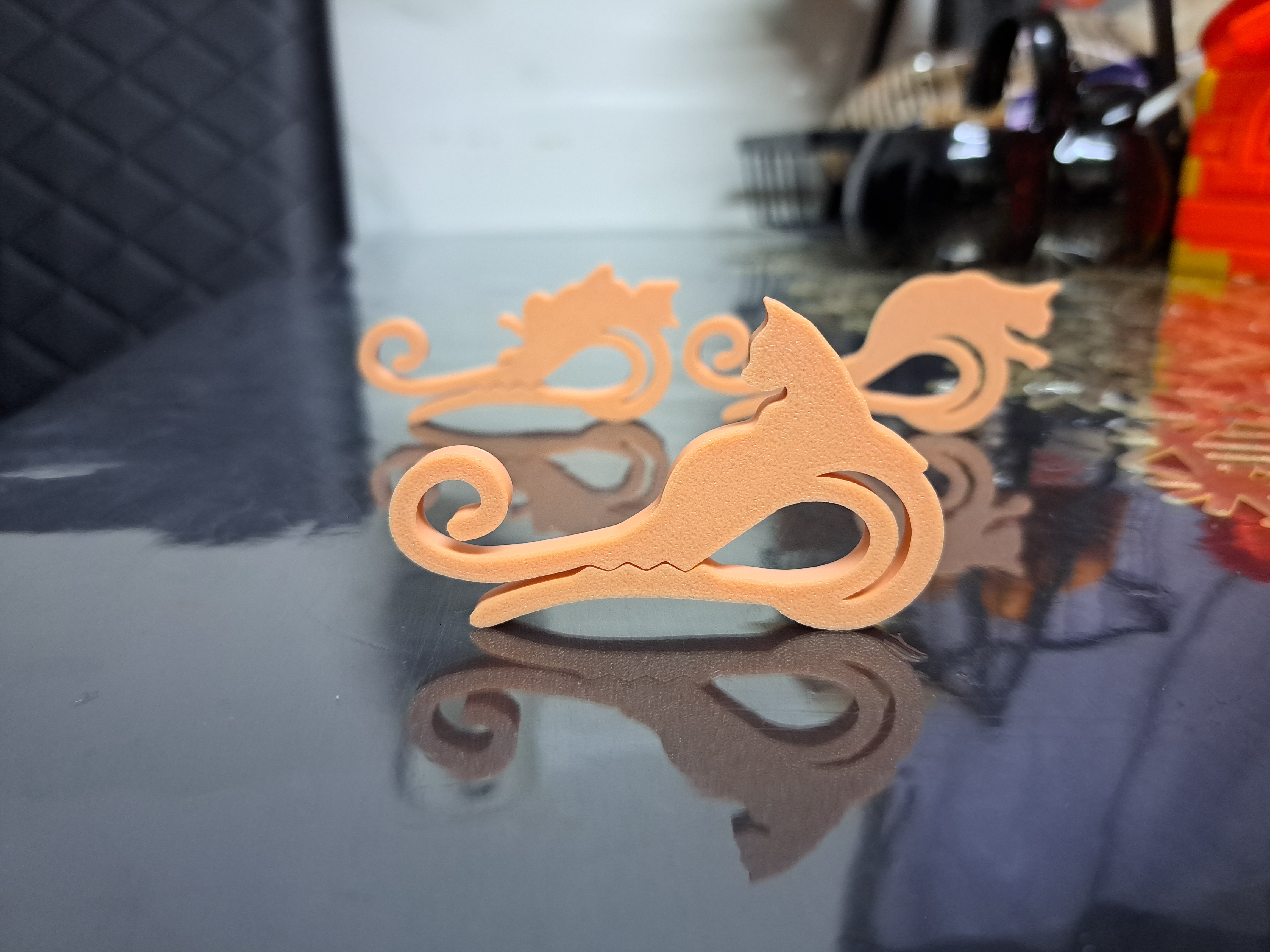 Simple bag clip, cute cats. - photo 4