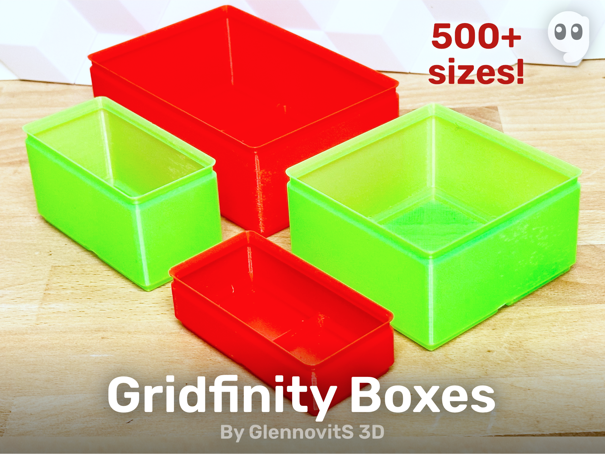 Gridfinity Box (Quick print, lite version, less filament!)