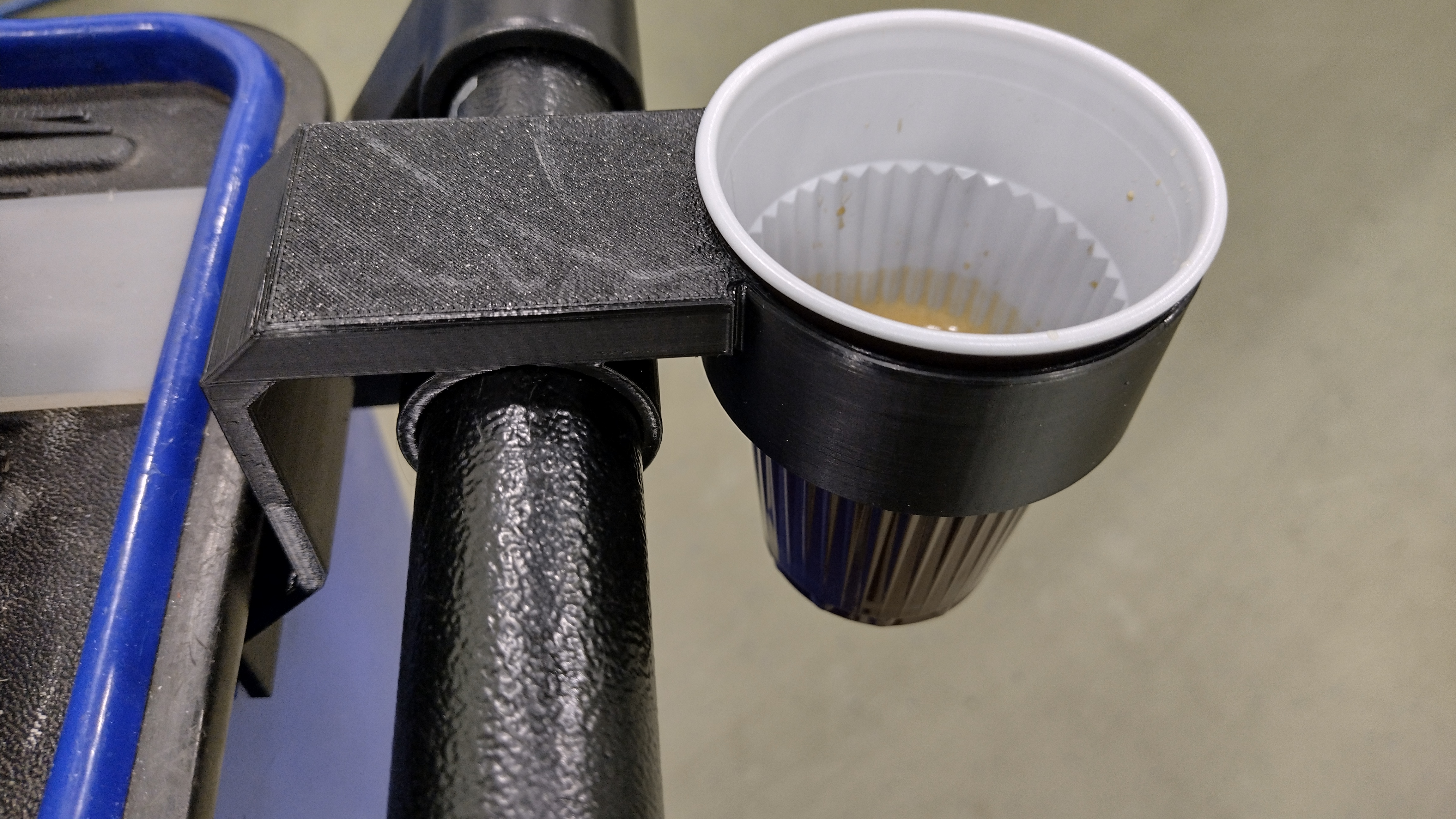 coffee holder (vending machine cups) for a tool cart