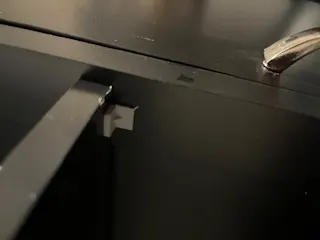 Shelf bracket replacement part.