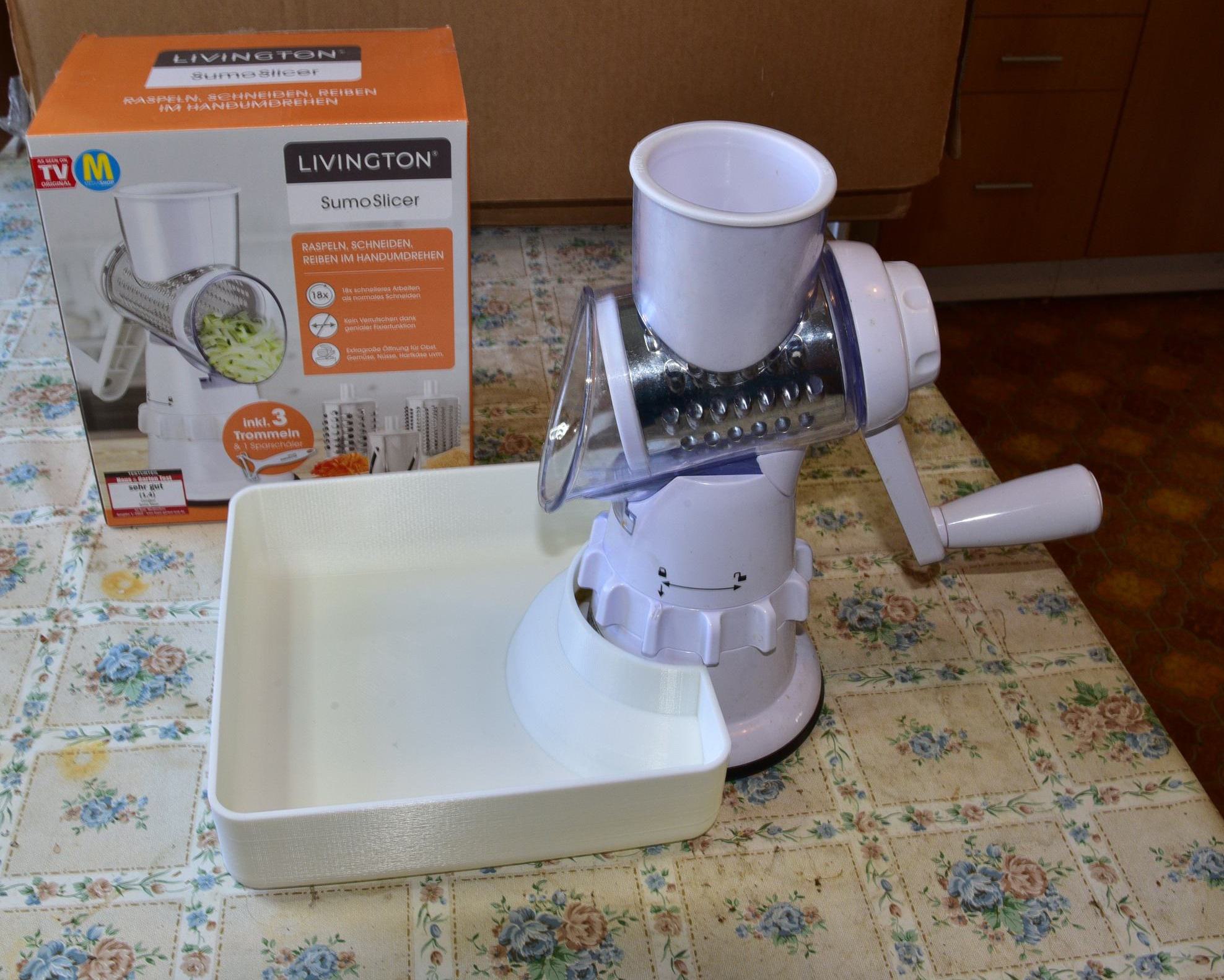 Bowl under kitchen mill