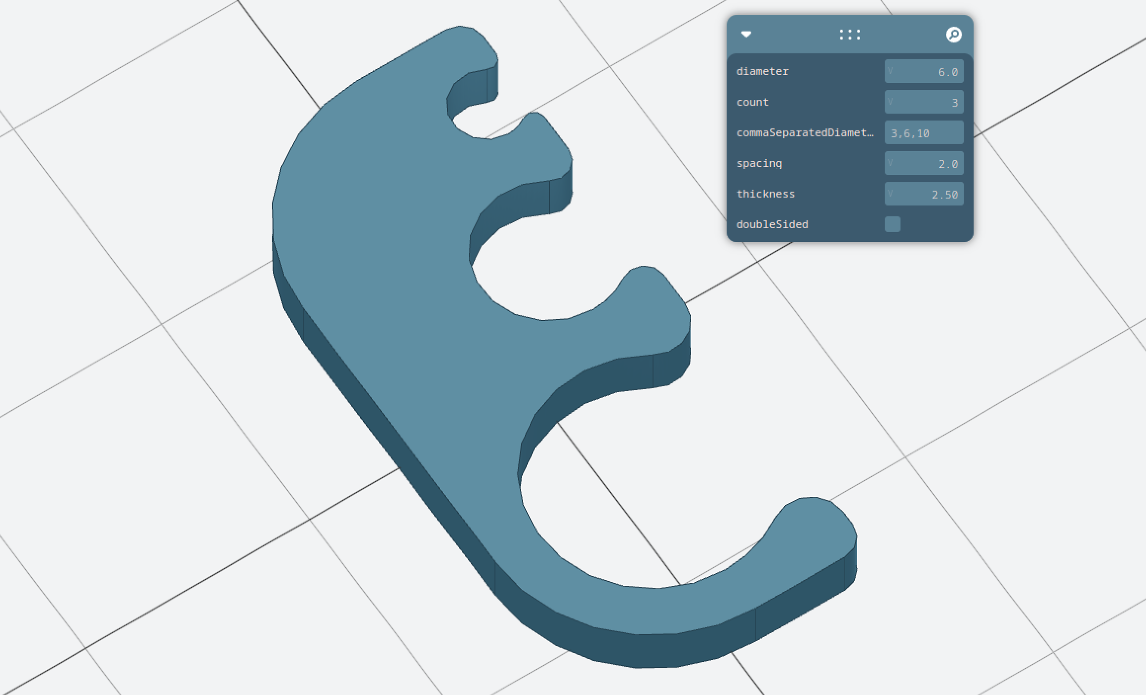 Parametric cable comb generator - photo 3