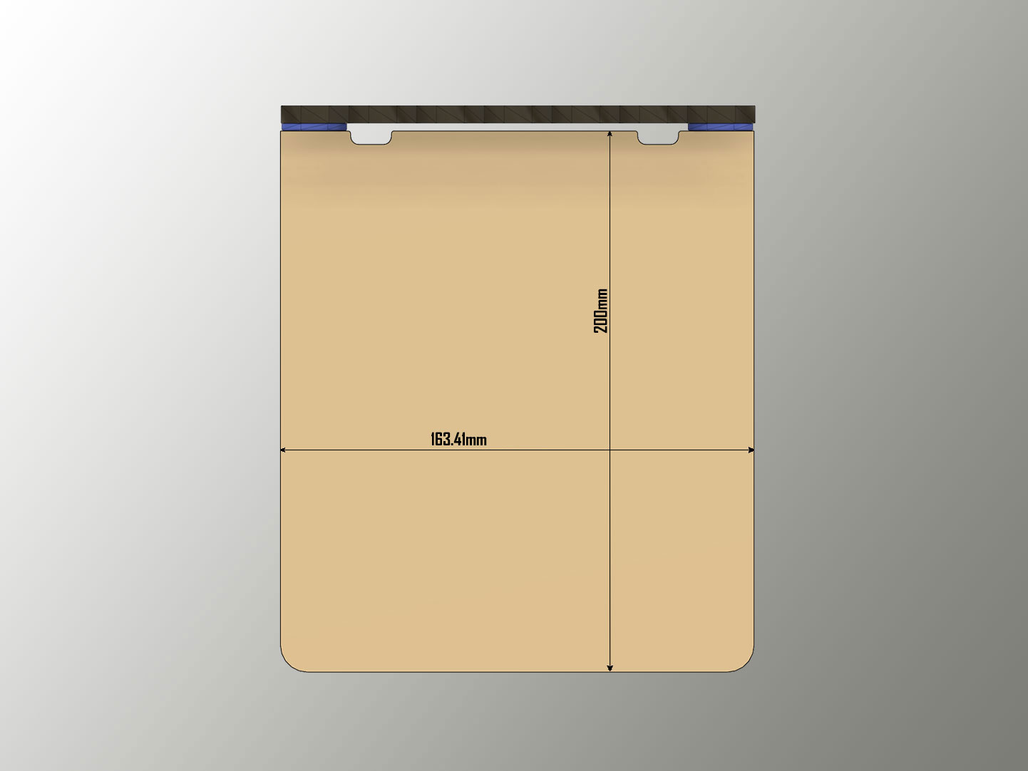 Large simple flat Shelf for Honeycomb Storage Wall - photo 2