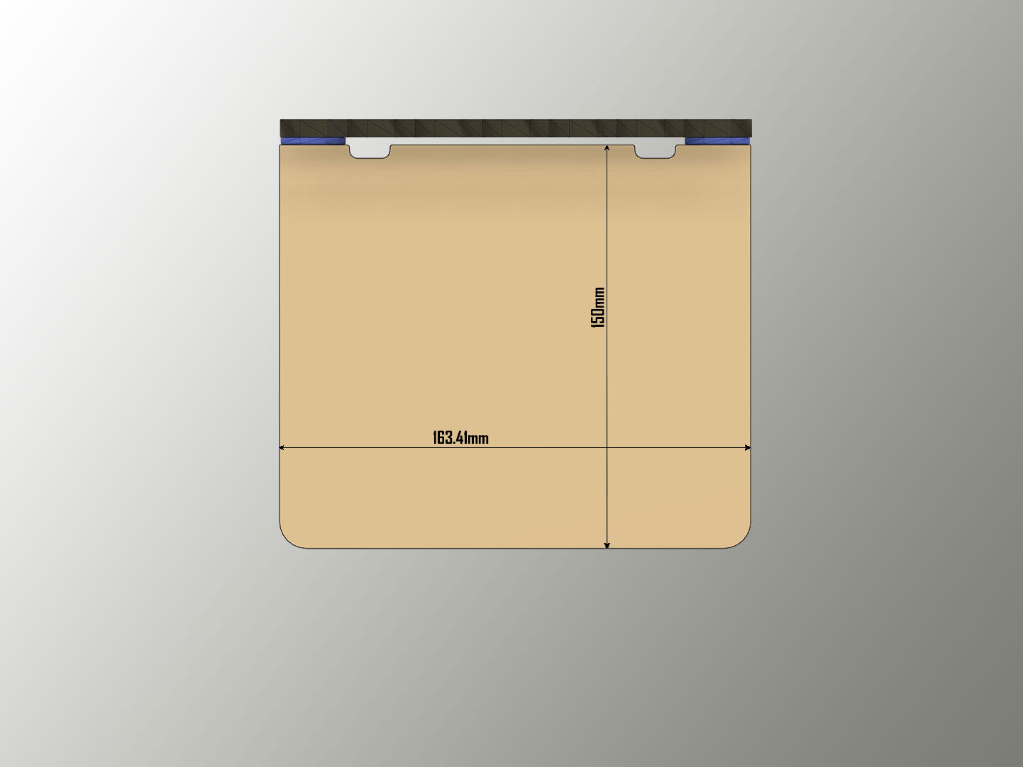 Large simple flat Shelf for Honeycomb Storage Wall - photo 3
