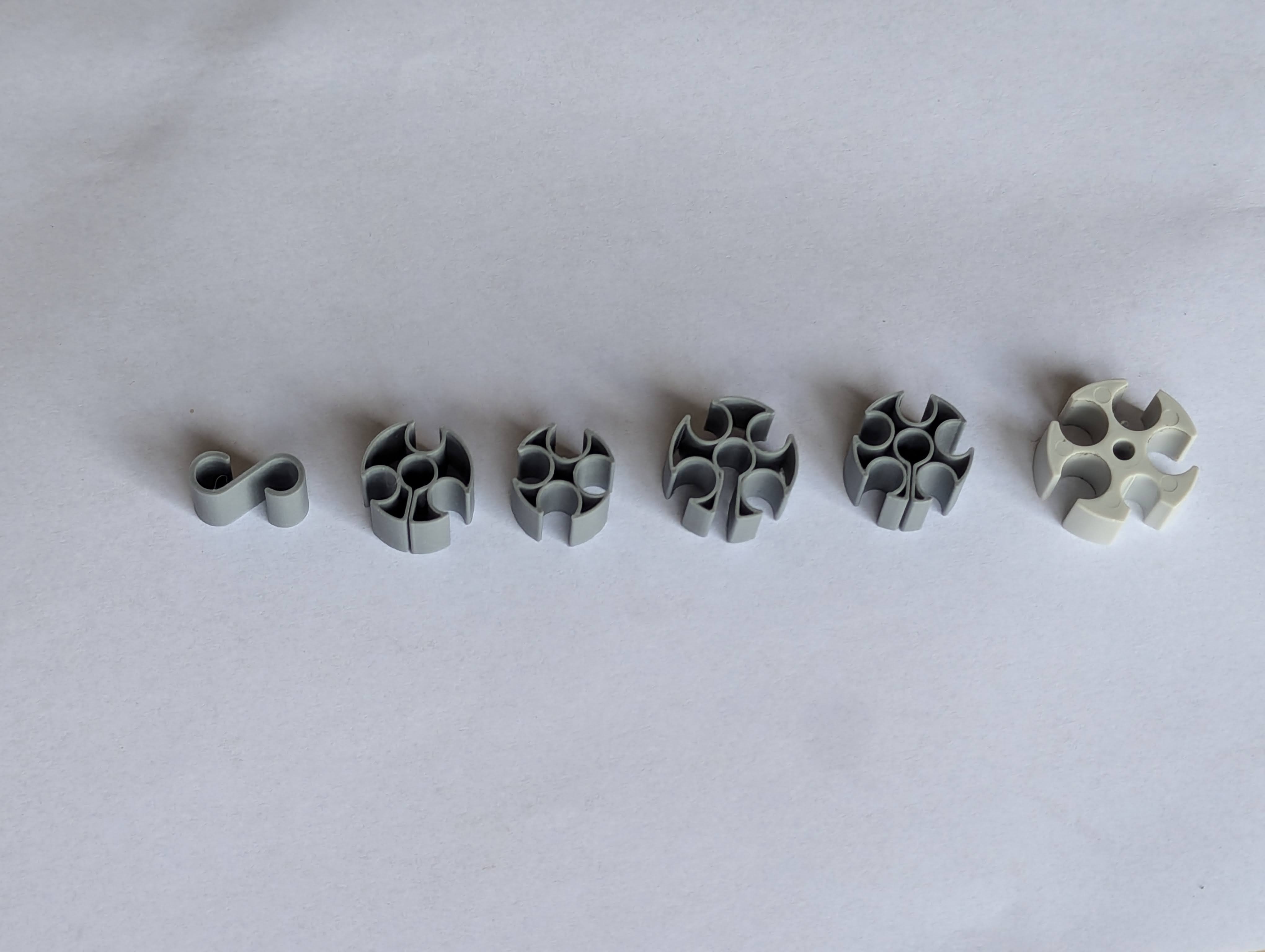 Clips for PTFE tube cable, cable holder - photo 2