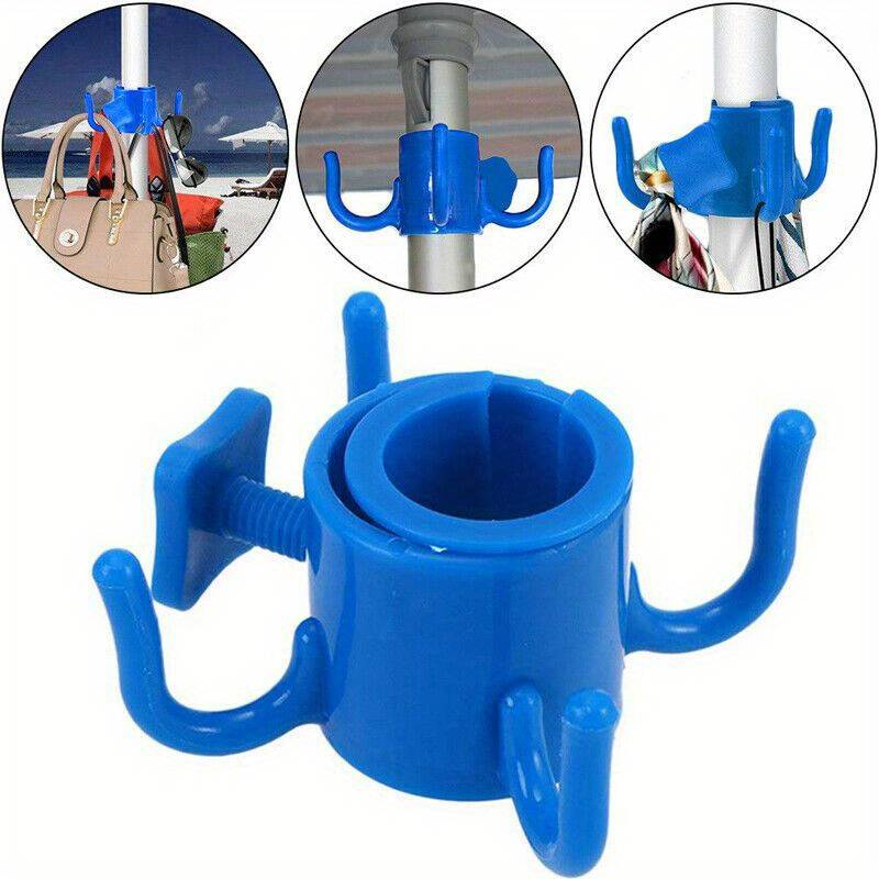 Beach umbrella hanging hook, beach umbrella hook for towels, bags and hats, tent accessories - photo 2