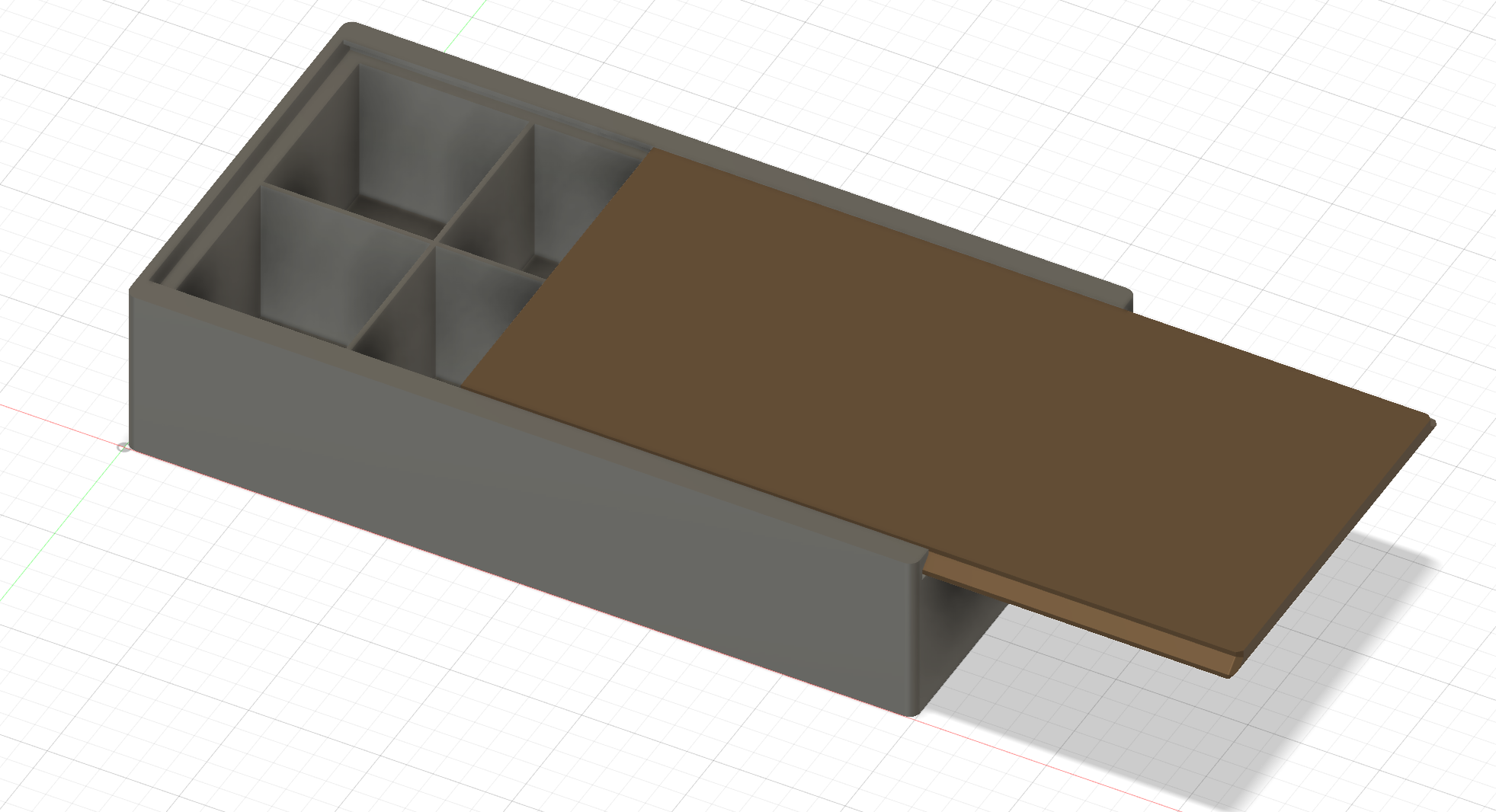 Screw box with sliding lid | screw case | small parts organizer box - photo 3