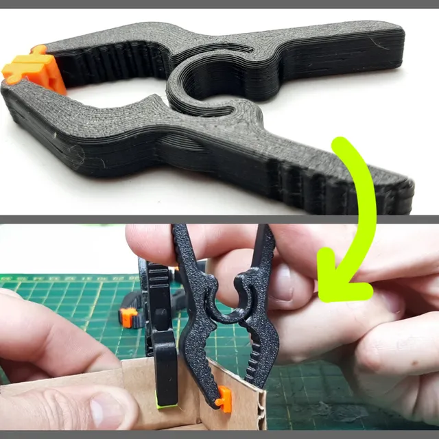 Clamp /print in place