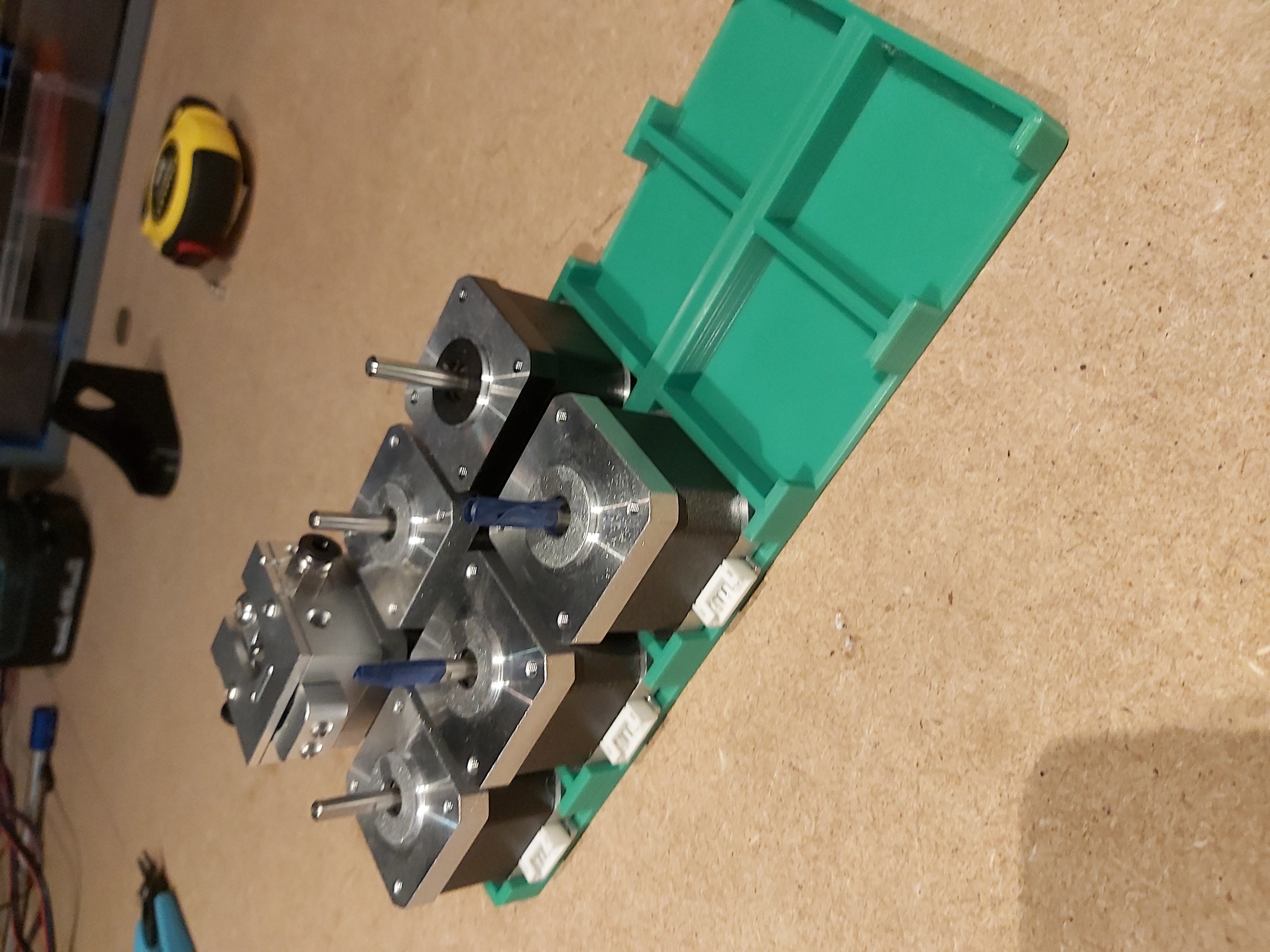 Easy stepper motor storage