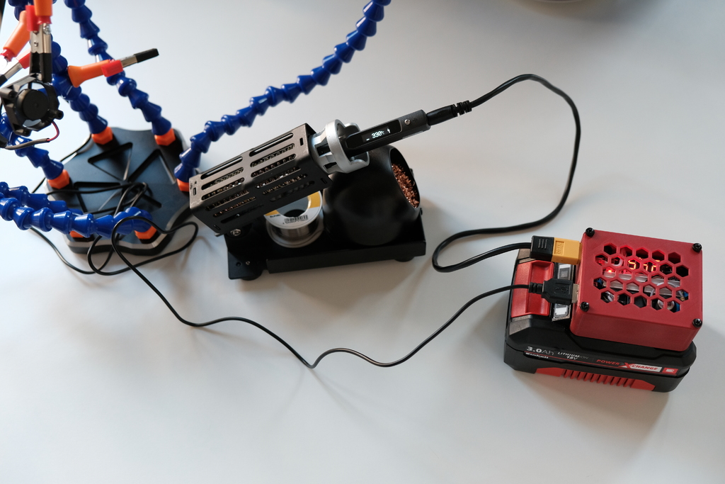 Einhell To XT60 (TS100) And USB Adapter Power X Change - photo 4