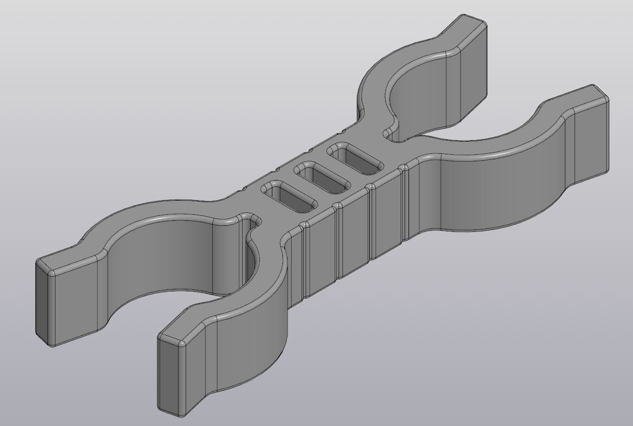 Clip for ski poles