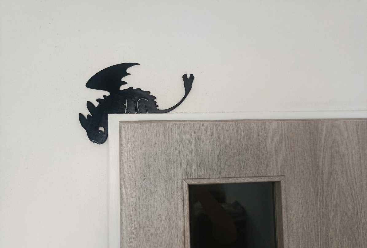 Night Fury Toothless door decor