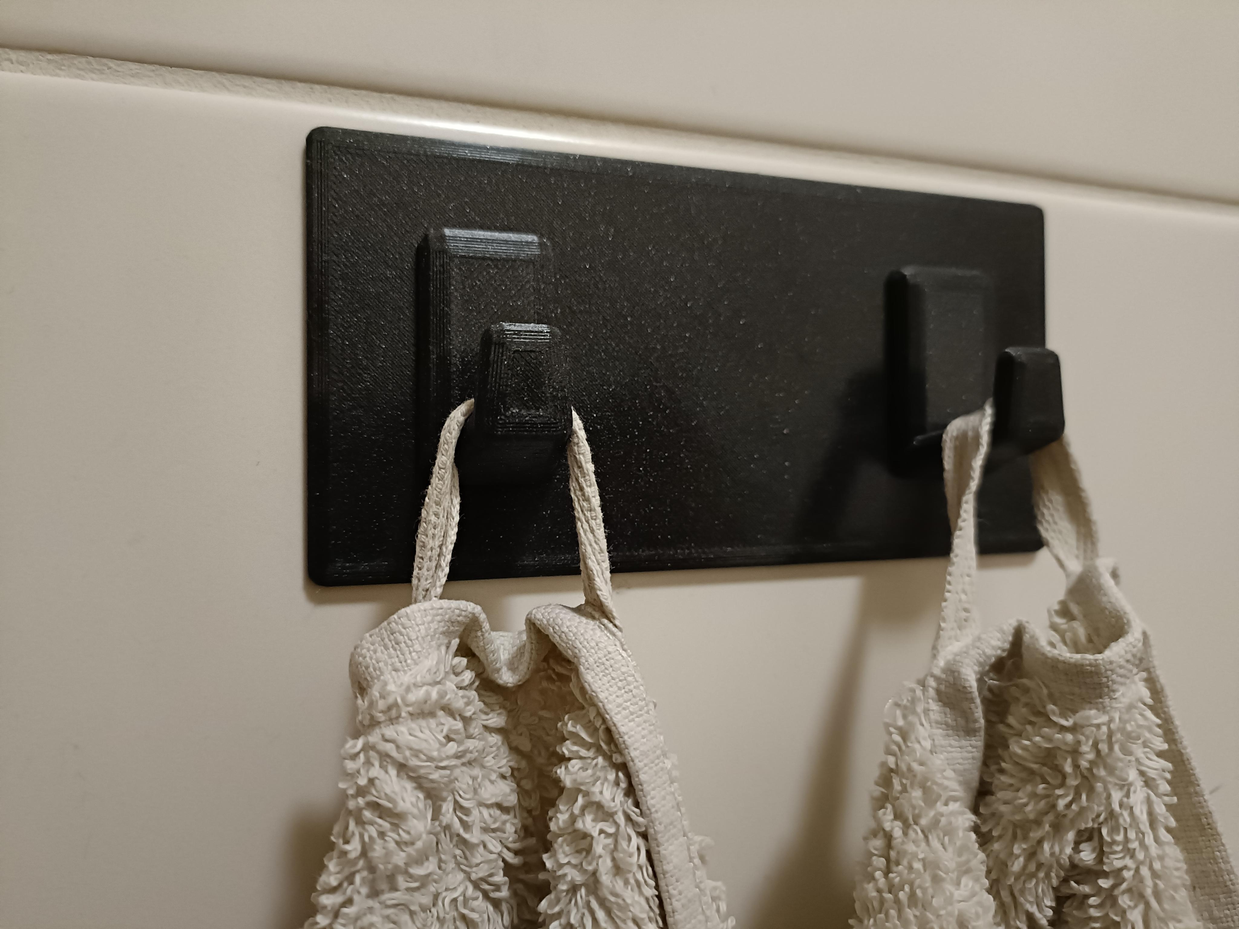 Kitchen Towel Hooks - remixed, parametrized