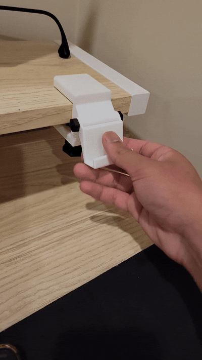 Adjustable Clamp-On Desk Phone Mount - photo 4