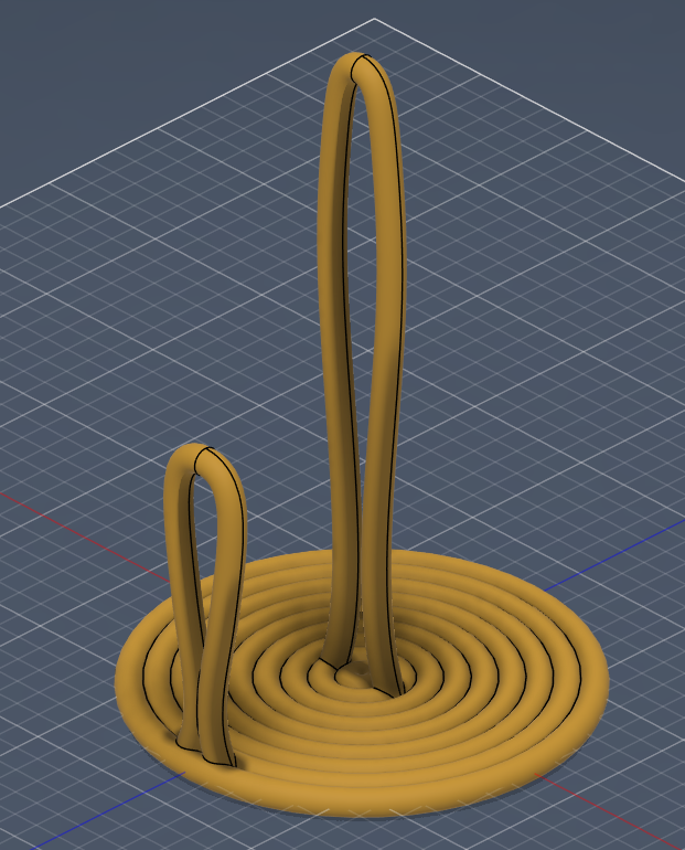 Modern Spiral Paper Towel Holder / Kitchen Roll Stand - photo 4