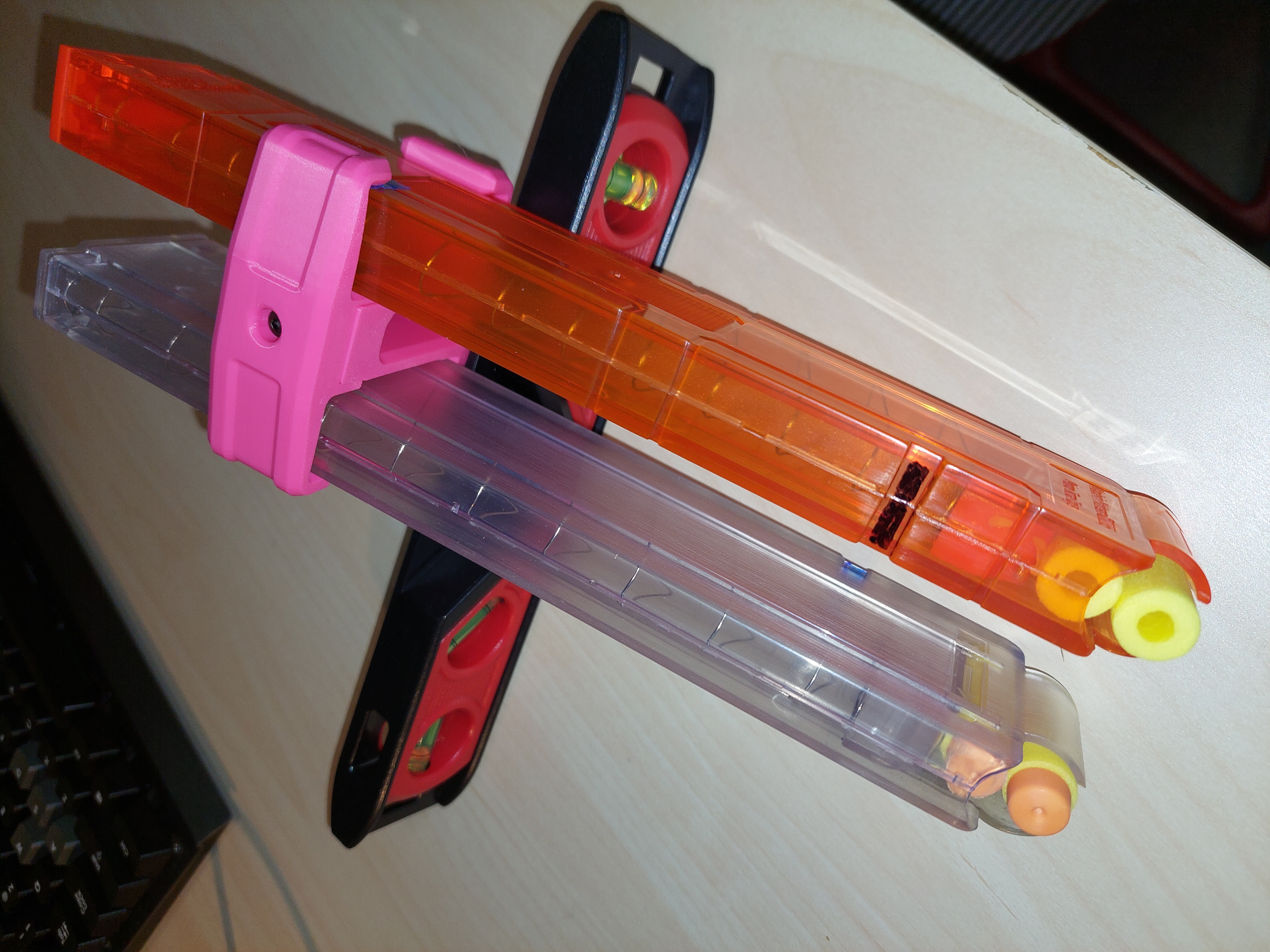Nerf Talon Magazine Clamp - Reinforced and Reversed