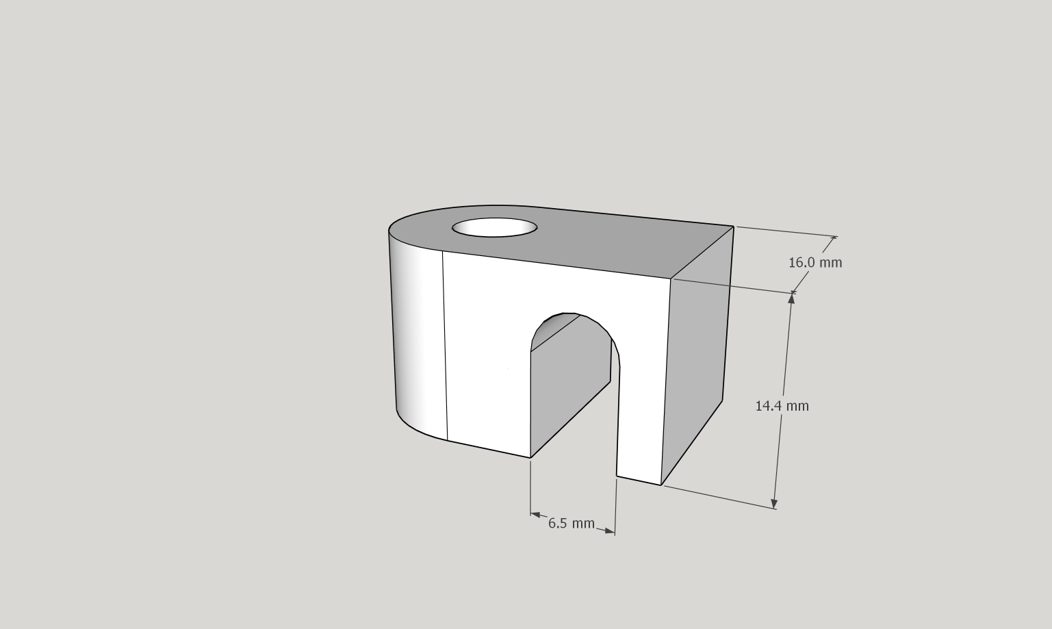 Cable Clamp for 1/4" cables w/ Screw Hole - photo 4