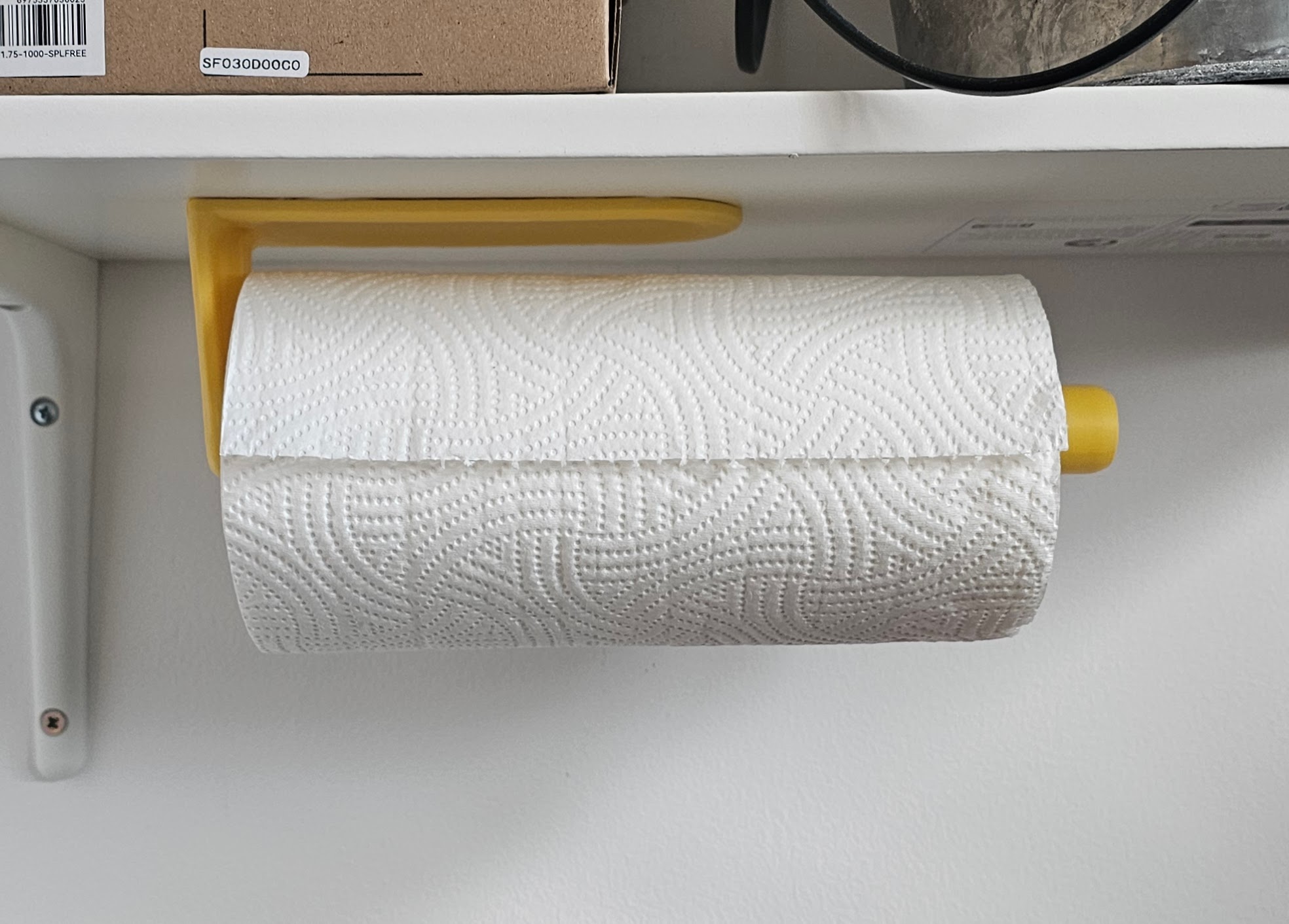 Simple wall or under mounted kitchen towel holder - photo 4