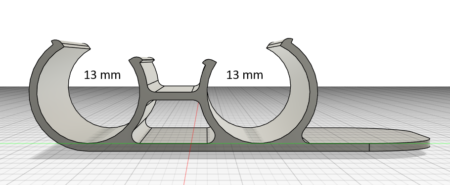 Cloth dryer clip for 13 mm pipes - photo 2