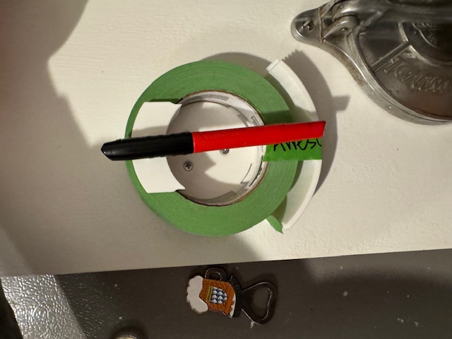 Tape Holder With Marker Holder (Kitchen Stickin) - photo 2