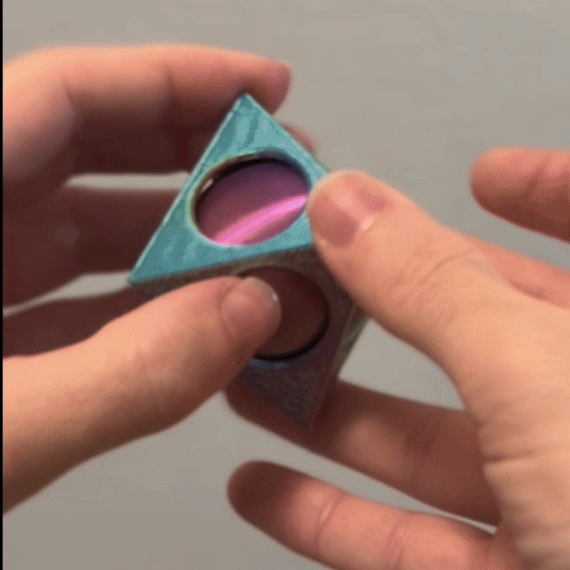 Spinning Sphere Inside the Octahedron | Print-in-Place Fidget Toy - photo 4