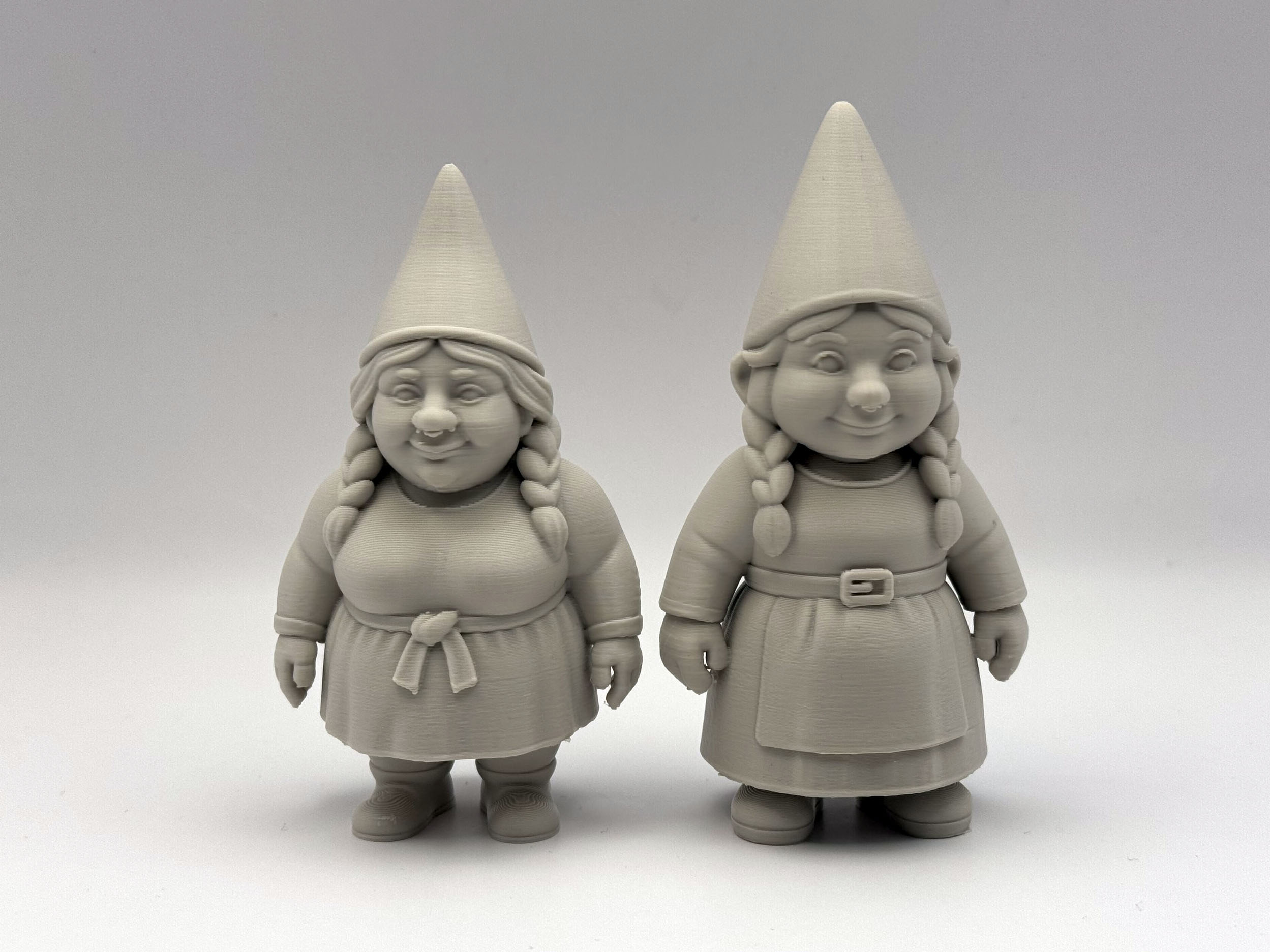 Two Female Garden Gnomes