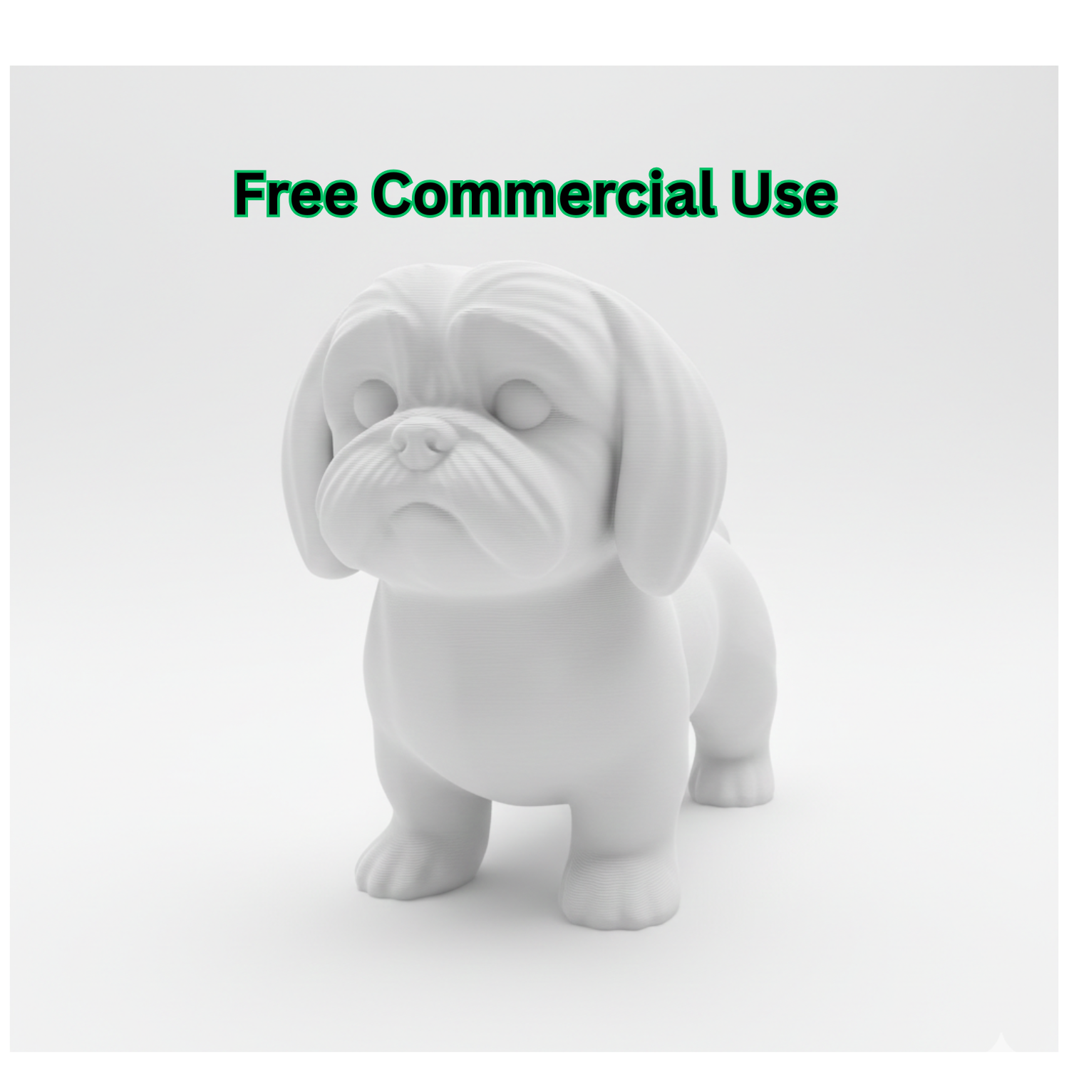 Shih Tzu Dog Figurine