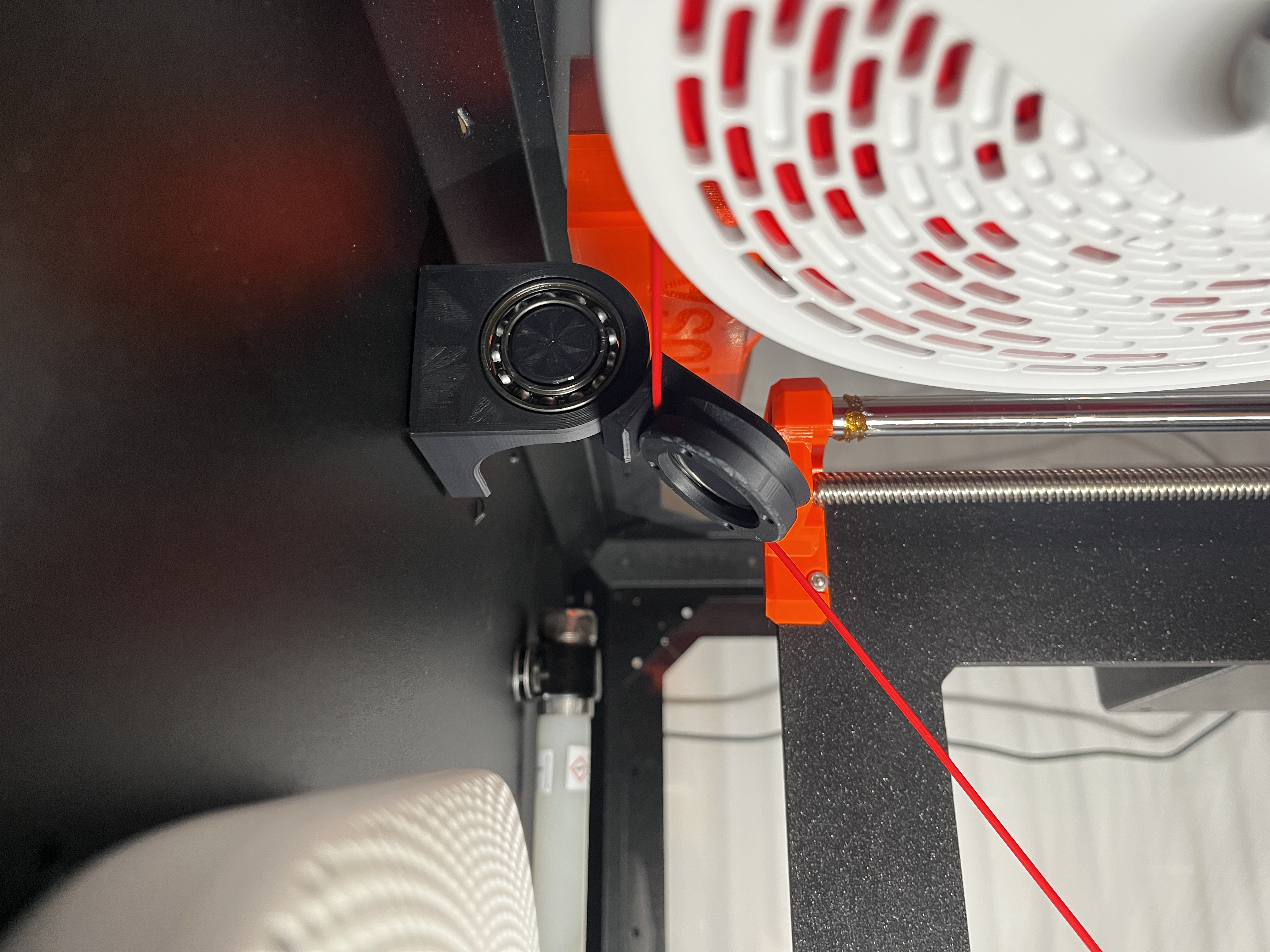 Magnetic Dual-Axis Pulley for Flexible Filament – Friction Reduction for Prusa Enclosure - photo 2