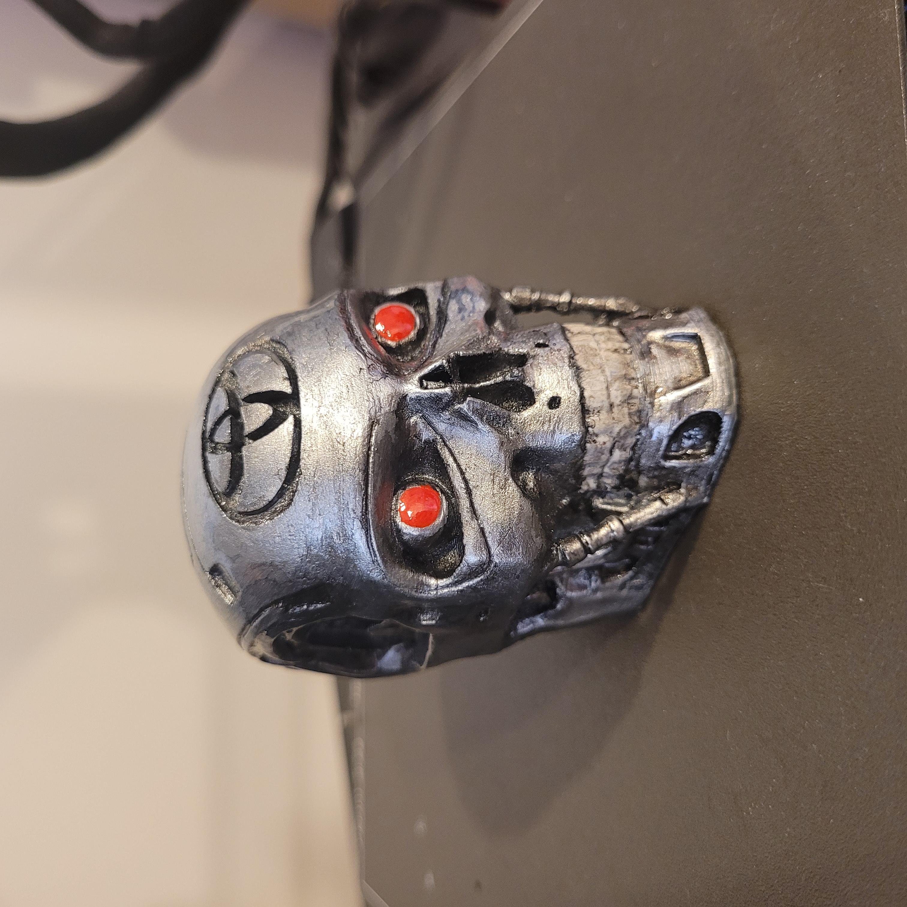 Toyota Aygo Terminator T800 Skull Gear Knob