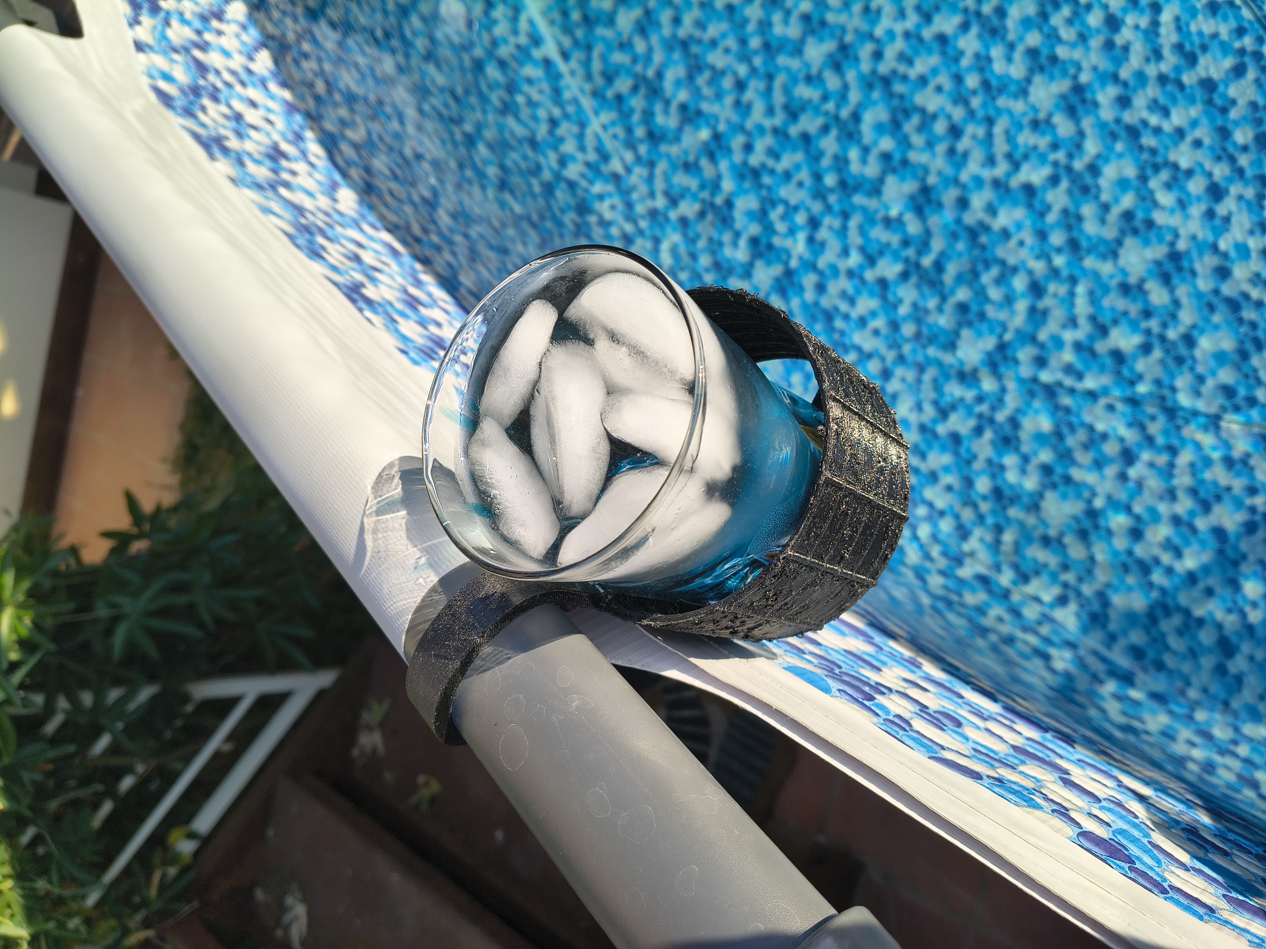 Clip-on Poolside Drink Holder & Organizer (Bestway Oval Rail) - photo 2