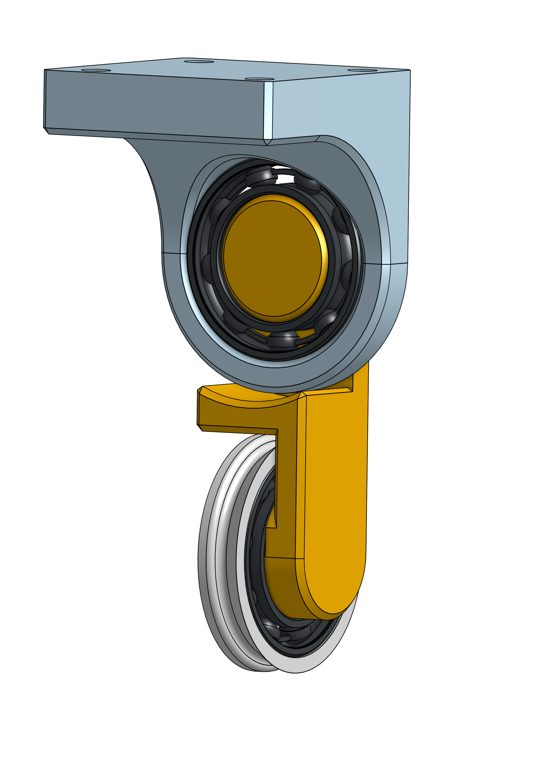 Magnetic Dual-Axis Pulley for Flexible Filament – Friction Reduction for Prusa Enclosure - photo 3