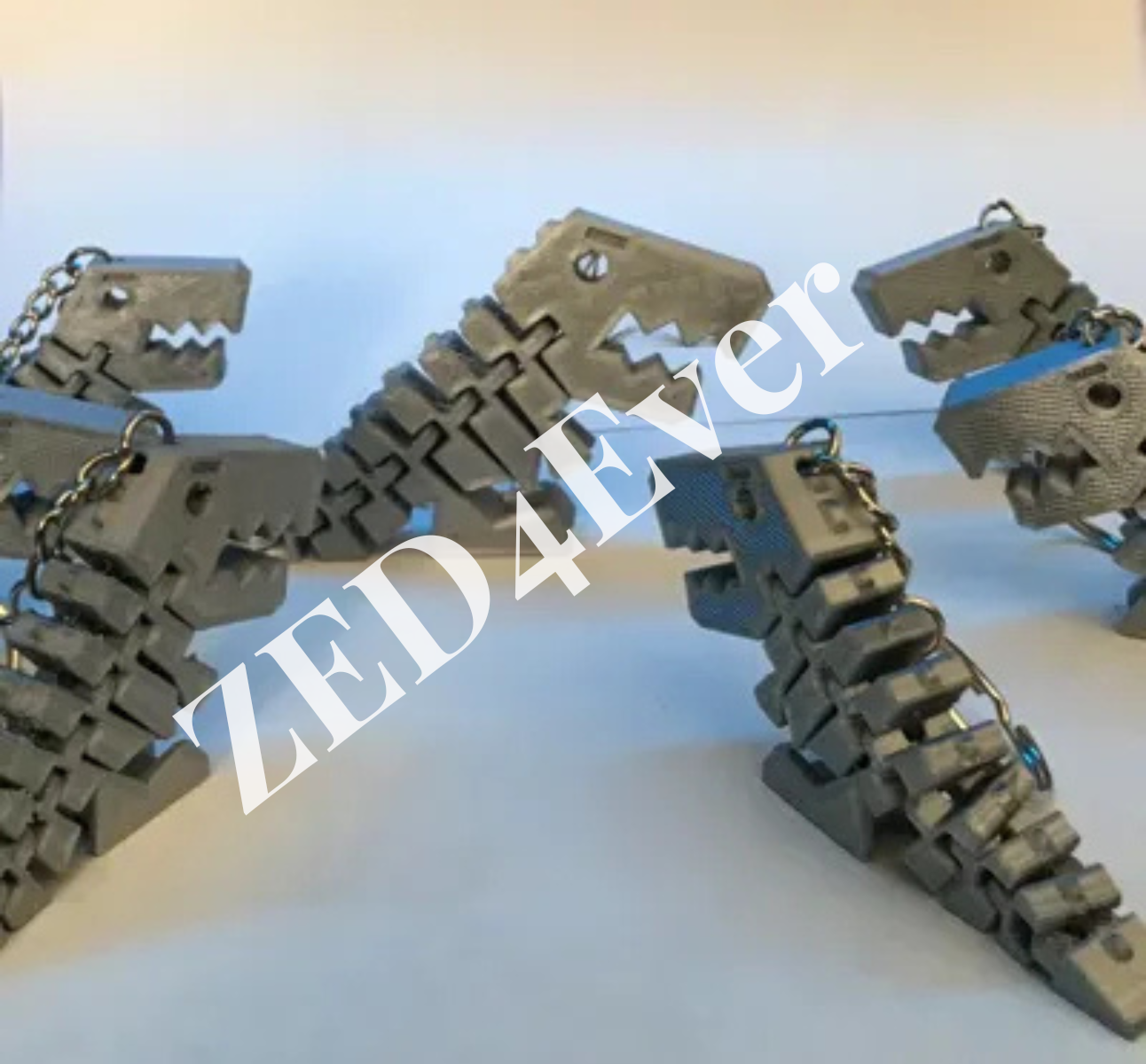 Flexy rex keychain - photo 3