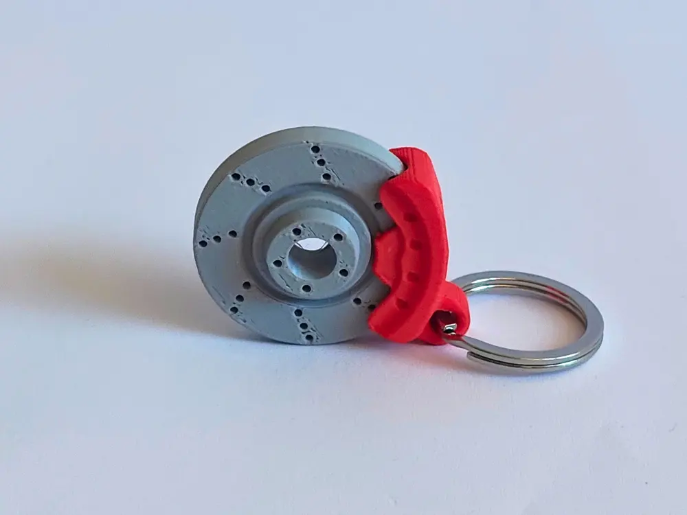 Rotating brake disc keychain - photo 3