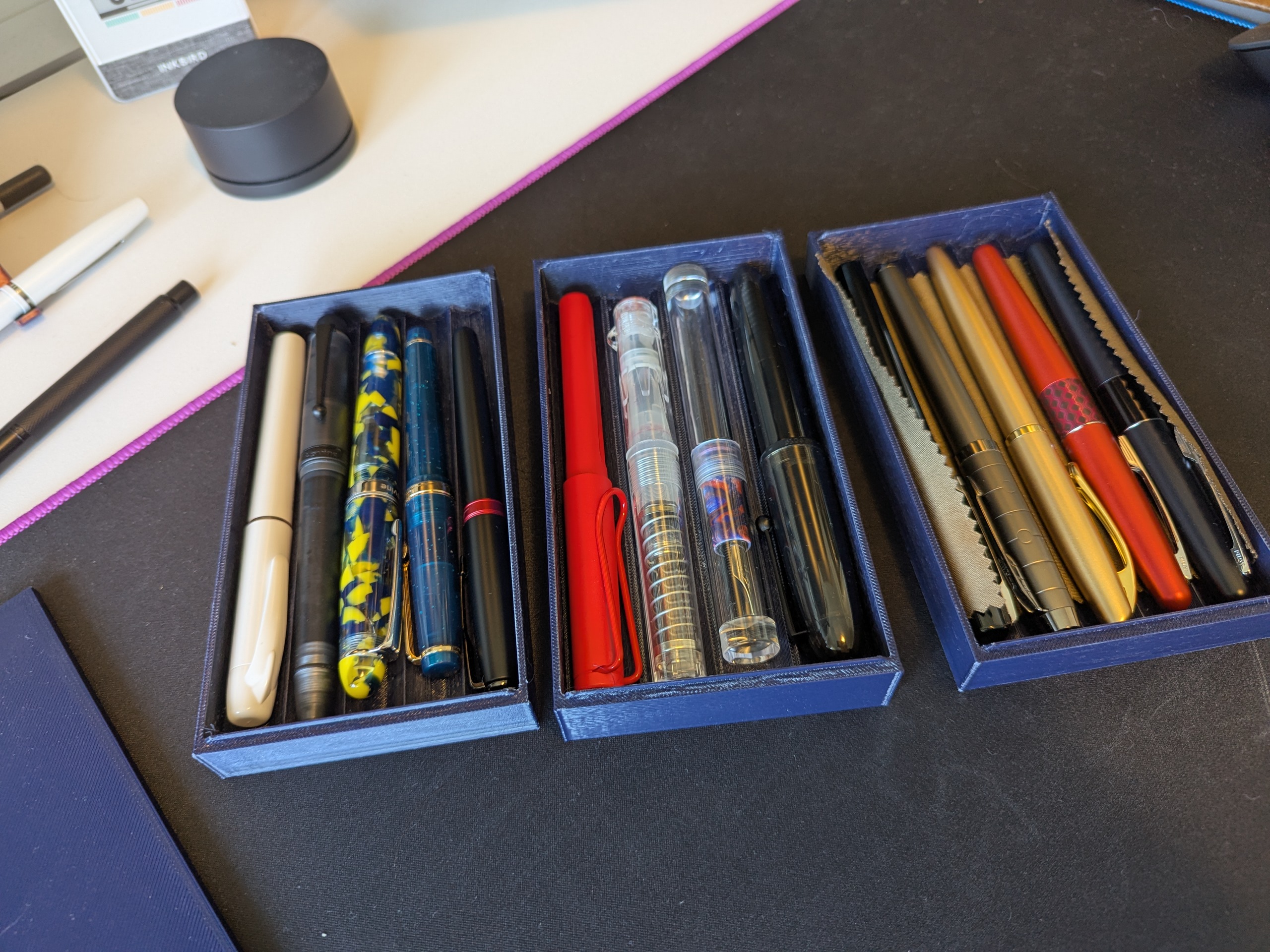 Stackable Fountain Pen Storage