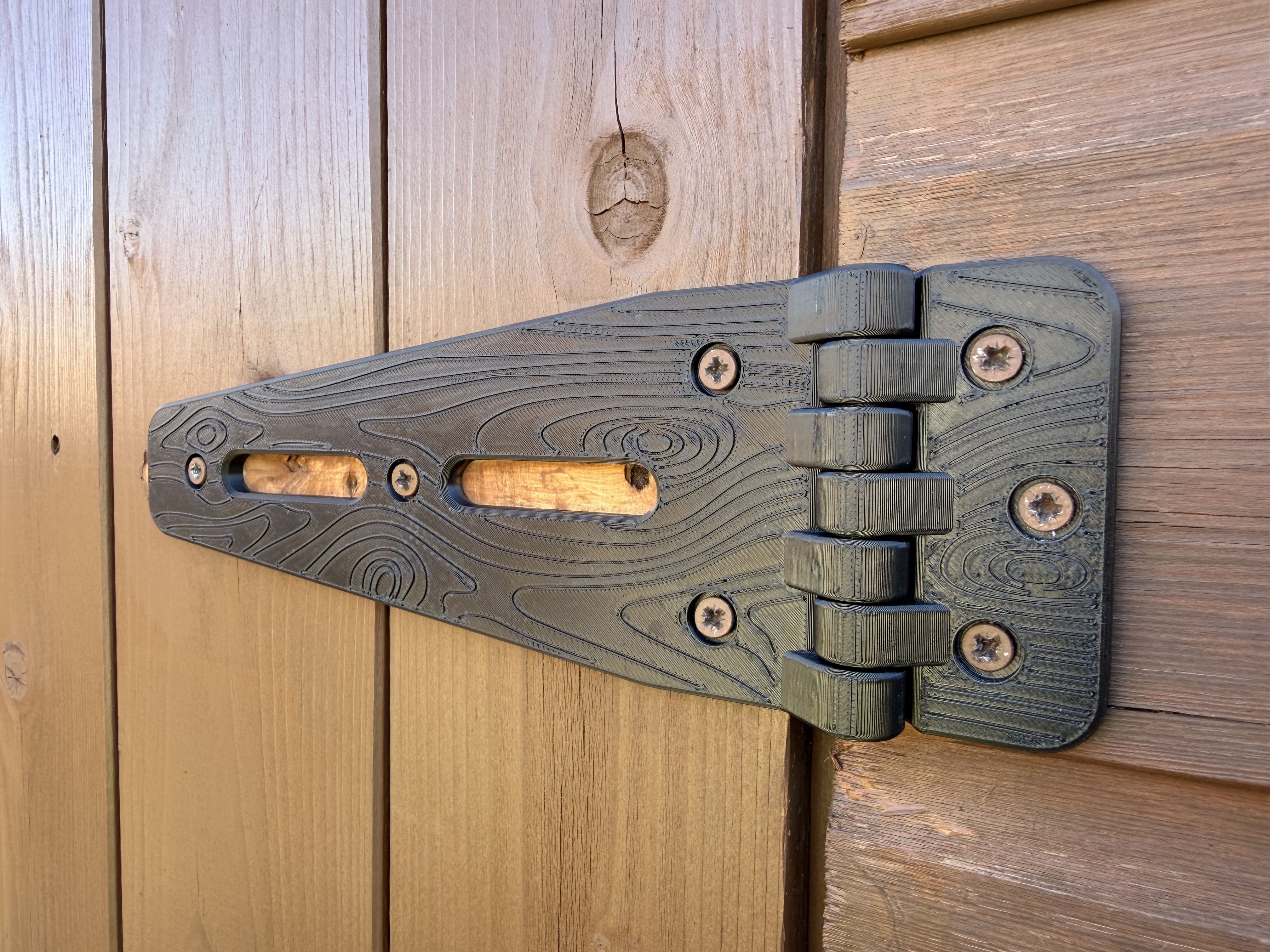 Shed Door Large Hinge - Print In Place
